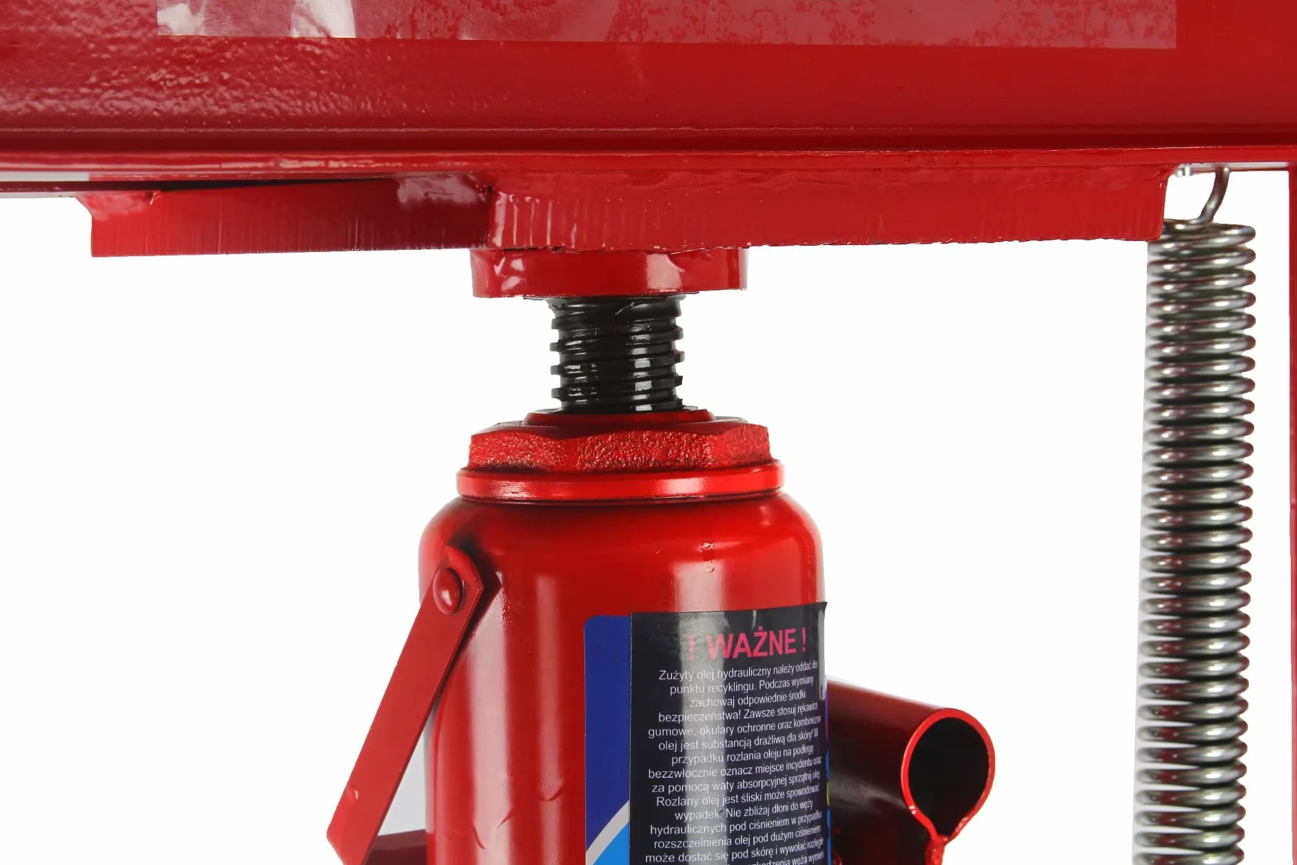 Prensa hidráulica manual 20T 6 niveles para taller