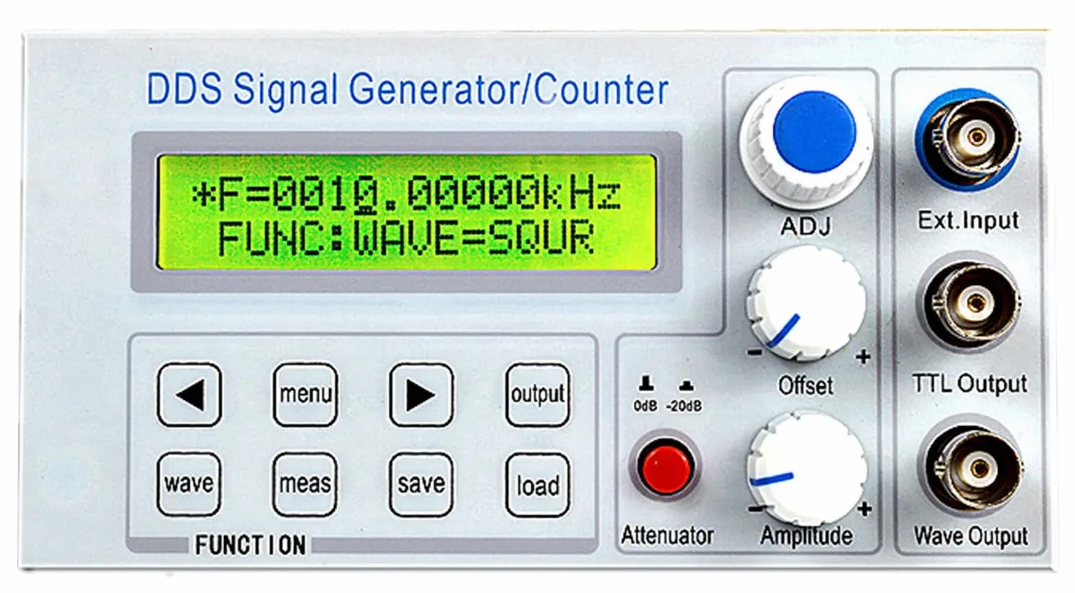 Generador de señal industrial SGP1005S/SGP1002S/SGP1010S 2/5/10Mhz panel integrado DDS función generador de señal contador/instrumento de enseñanza contador de frecuencia de fuente de