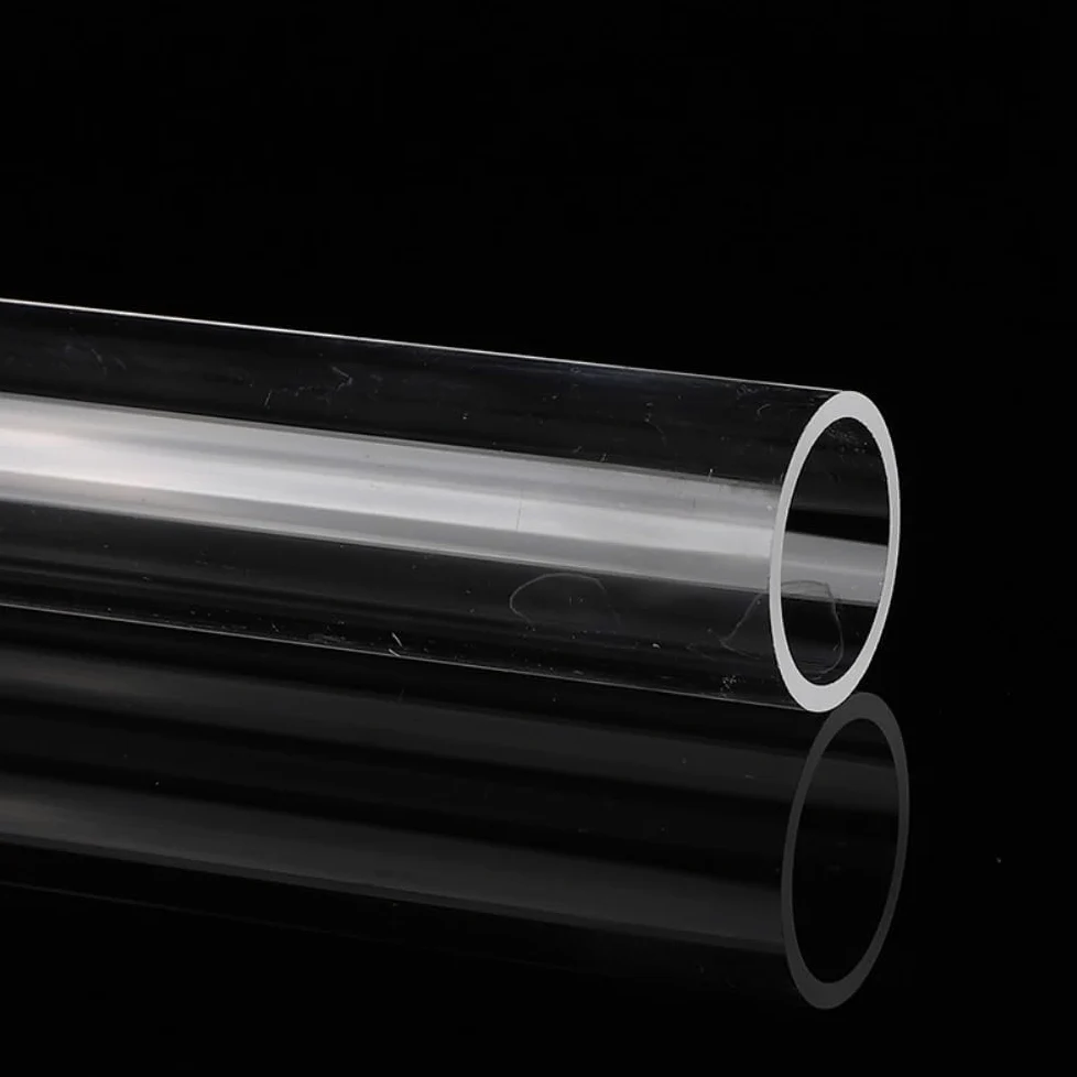 1 Pieza Tubo Vidrio Cuarzo Transparente 200-600Mm 44Mm Resistente Temp | Tubo de vidrio(44x2x250mm)