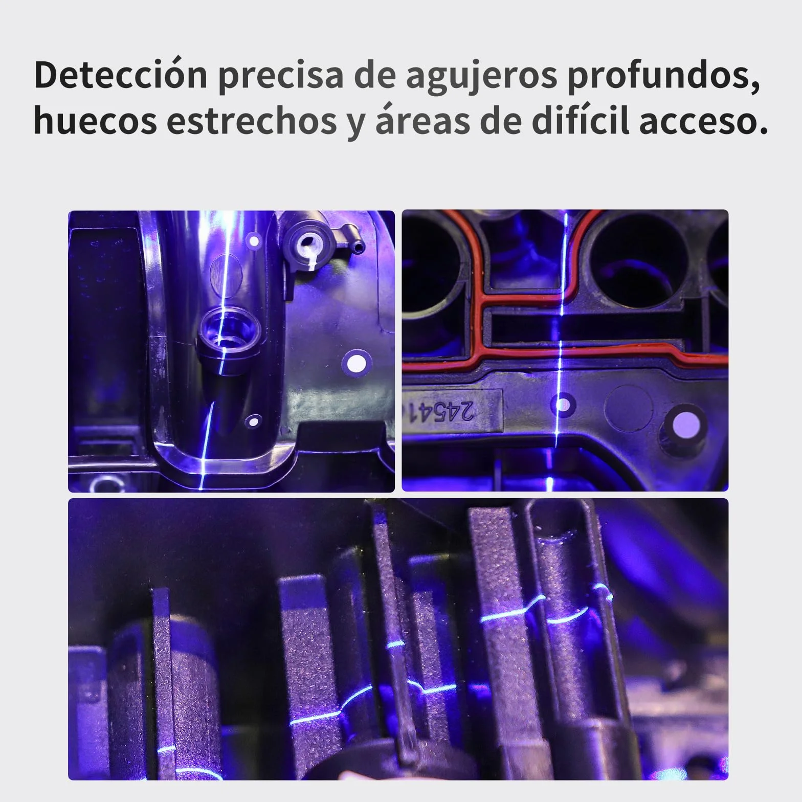 Creality Sermoon S1 3D-Scanner, Precisión volumétrica de 0,02 mm, 90 FPS, 1+7+34 láseres azules + NIR, objetos de 5 mm a 4000 mm, software de IA, impresión CAD/3D
