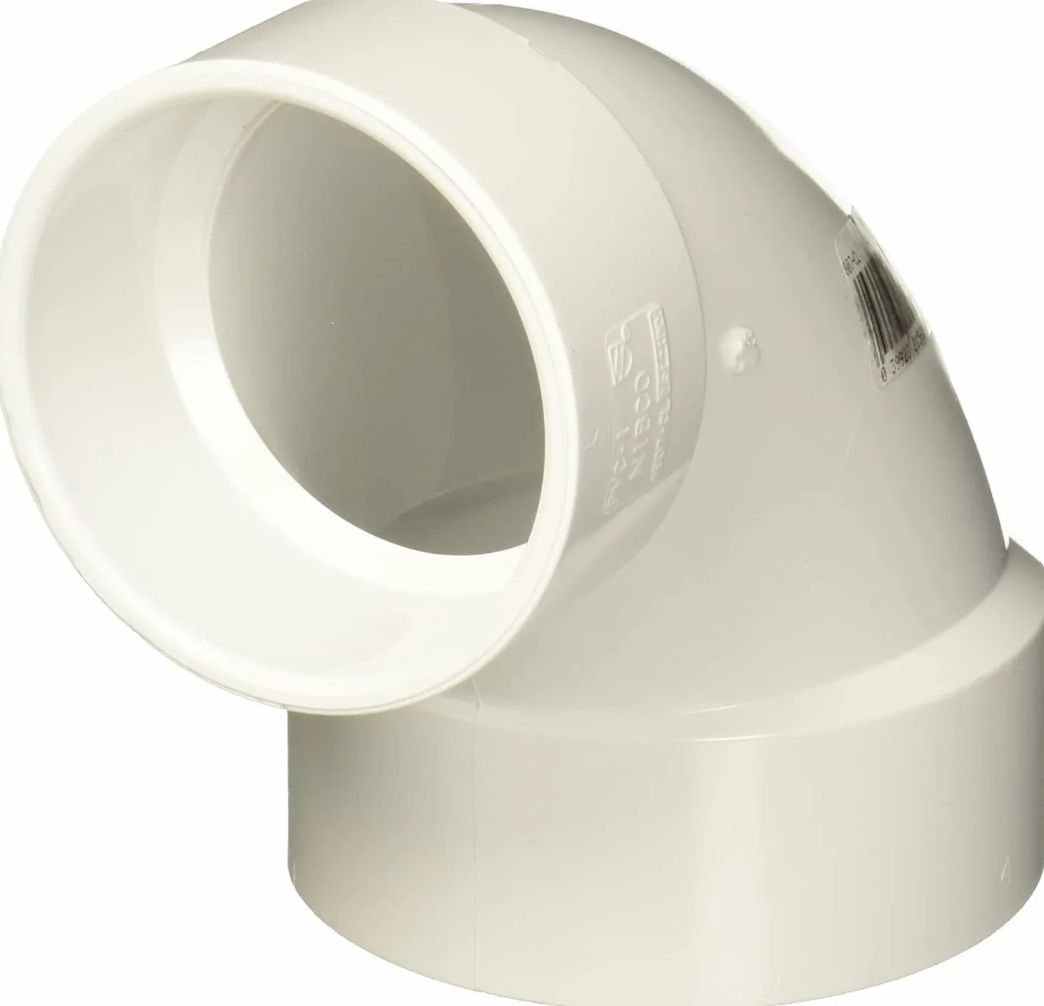 Nibco 4807-cl serie PVC DWV Pipe Fitting, 90 Degree codo, Hub