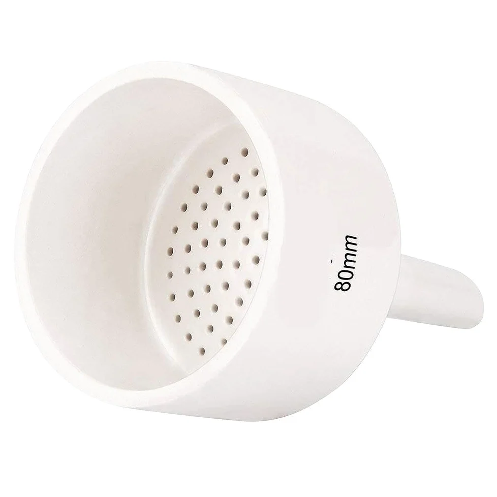 Embudo Büchner de Porcelana 150 mm - Resistente a Ácidos para Filtración al Vacío de Laboratorio(200 mm)