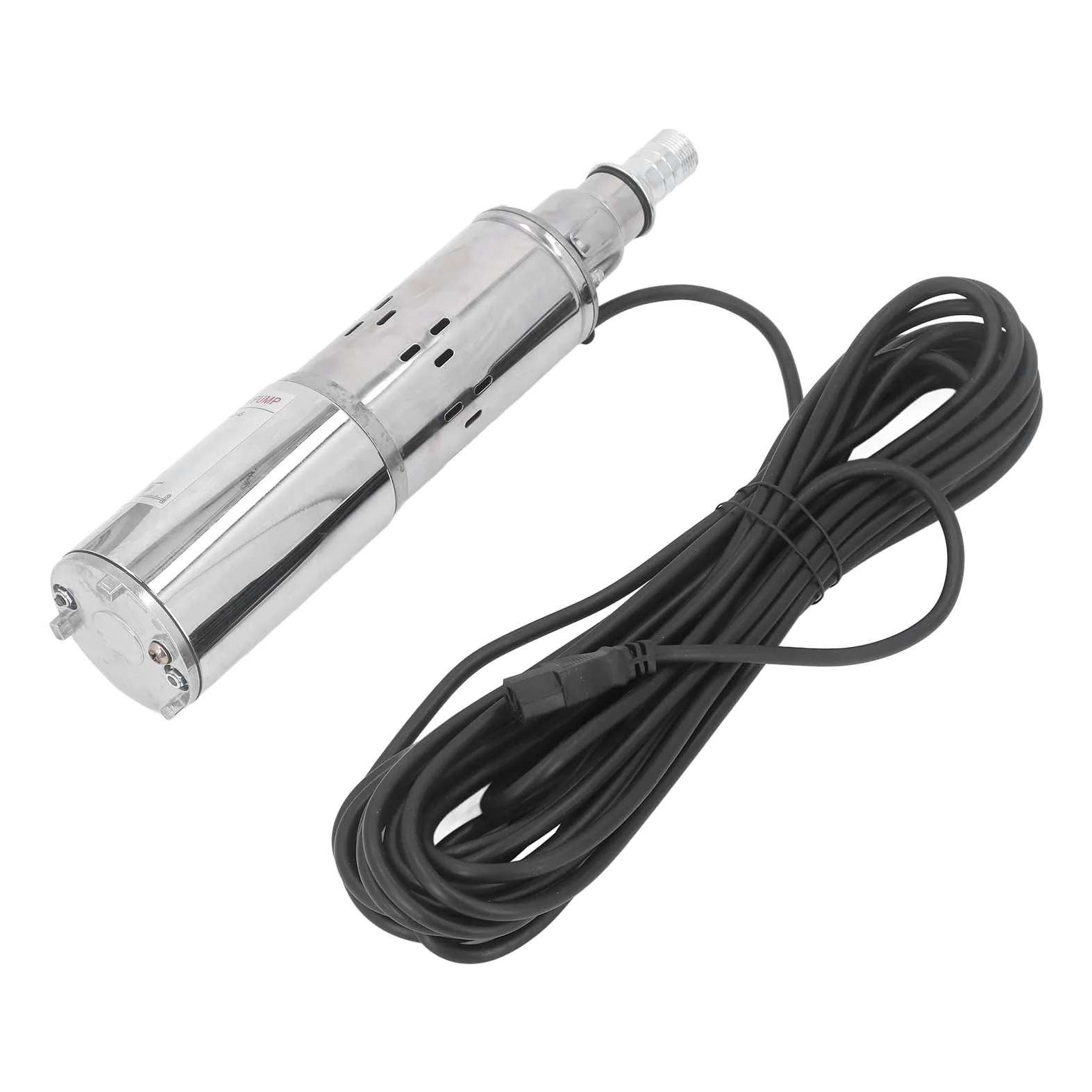 Garosa Bomba de Tornillo CC Bomba Sumergible Solar de Pozo Profundo de Acero Inoxidable 48 V 60 V 550 W 1,2 M3 H 45 M Cabezal Motor de Cobre para Riego Granja Jardín Riego