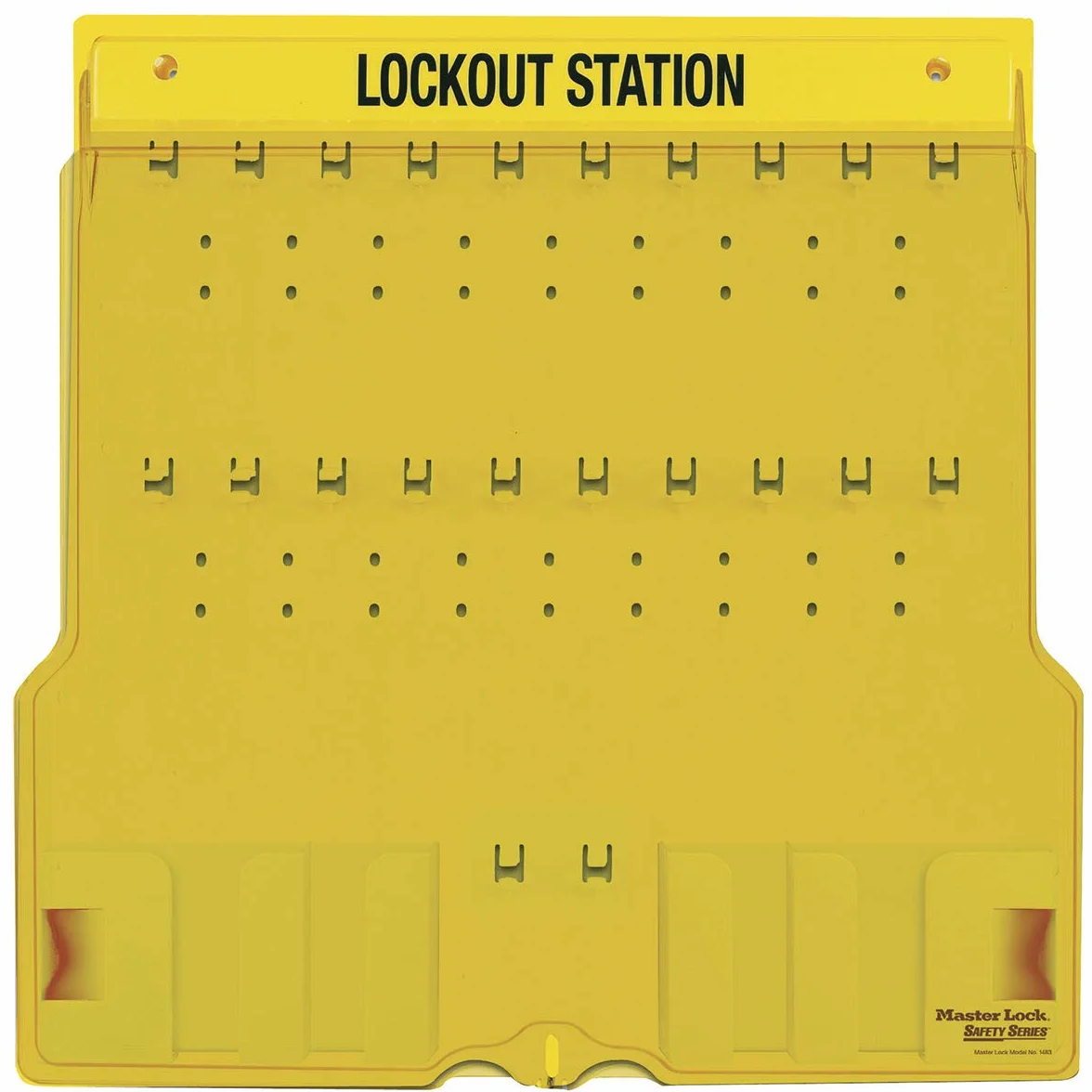 Master Lock 1484B Estación Cubierta para 20 Candados