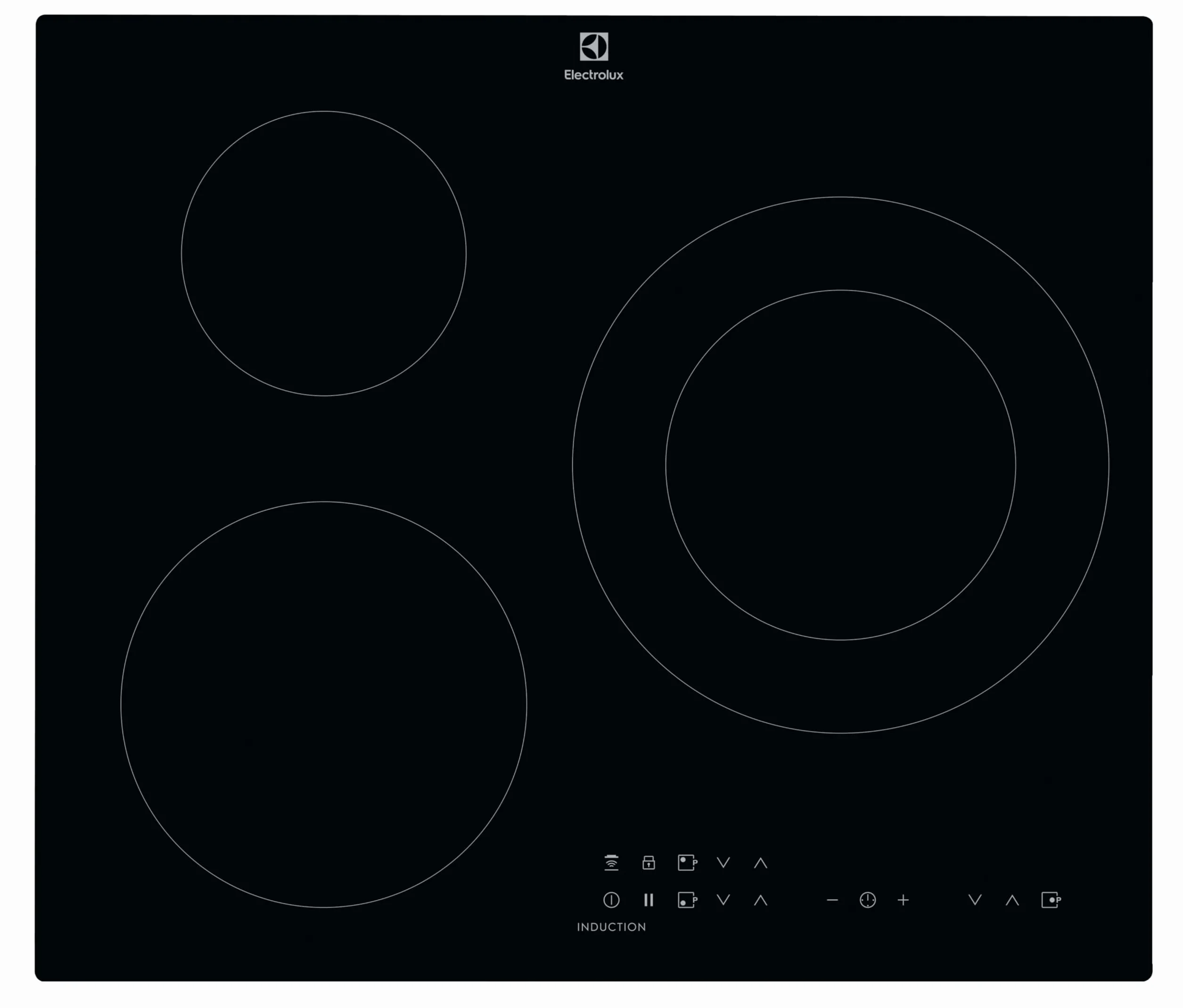 Electrolux LIT60336 Placa inducción biselada extraplana 3 zonas 60 cm negro