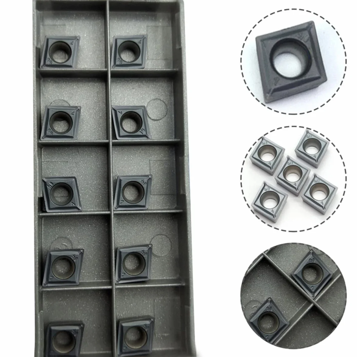 RANRAO CCMT09T304-SM IC907 Cortador de inserción de carburo CNC, 10 piezas