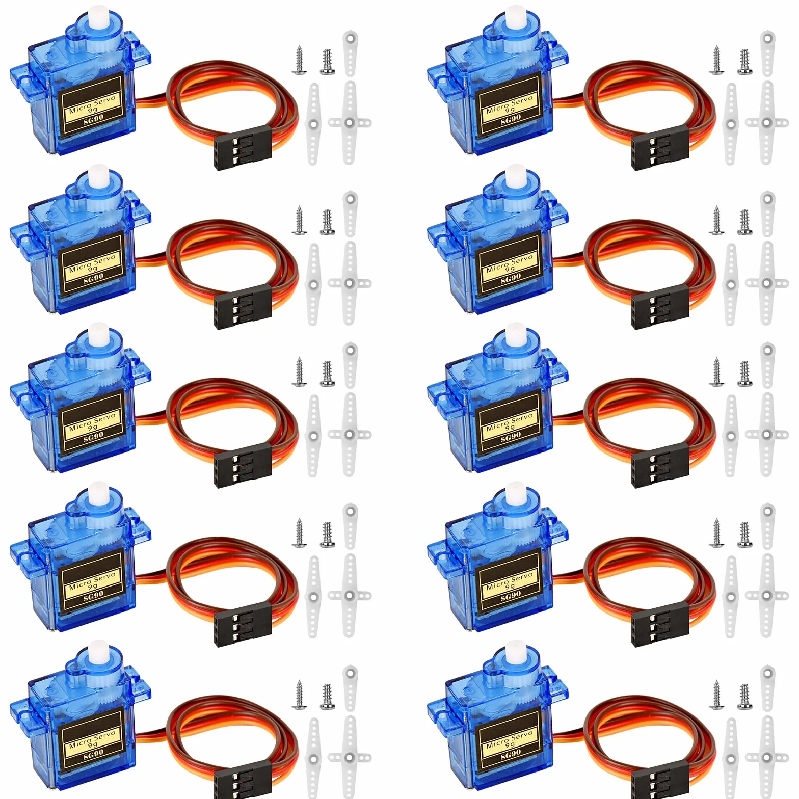 SG90 Micro Servo Motor 9G para RC Airplane Robot Helicopter