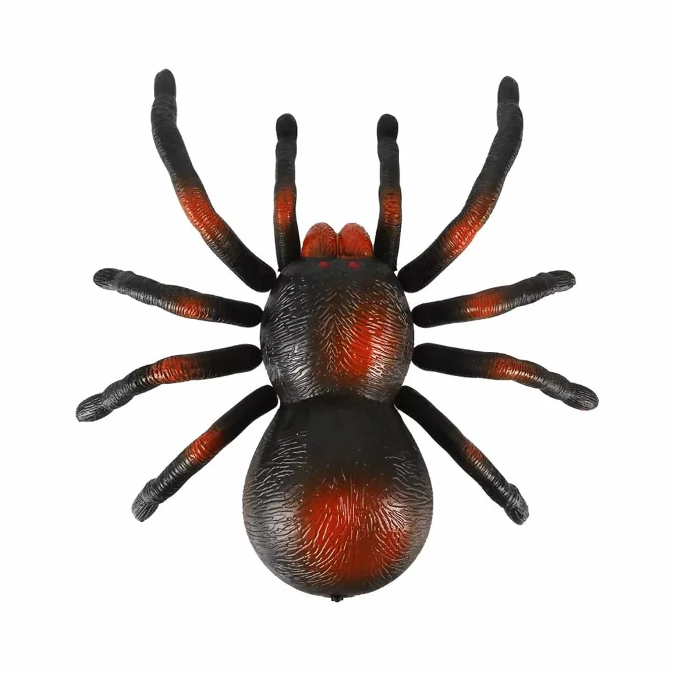 OnlineStreet Araña De Control Remoto, Inalámbrica Realista Tarántula De Felpa Suave, Control Infrarrojo Rastreo