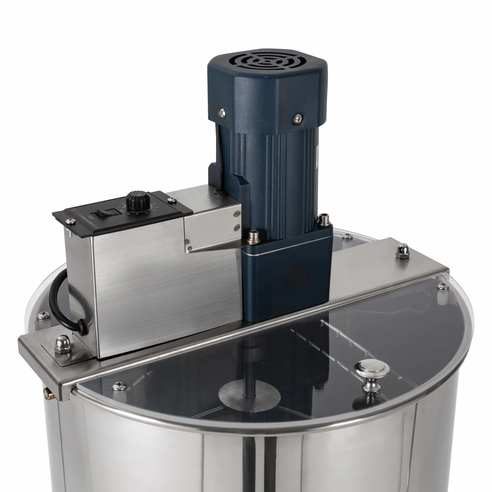 Extractor de miel eléctrico, 3 marcos, 140 W, 370 rpm, extractor de miel de acero inoxidable, 38 x 60 cm