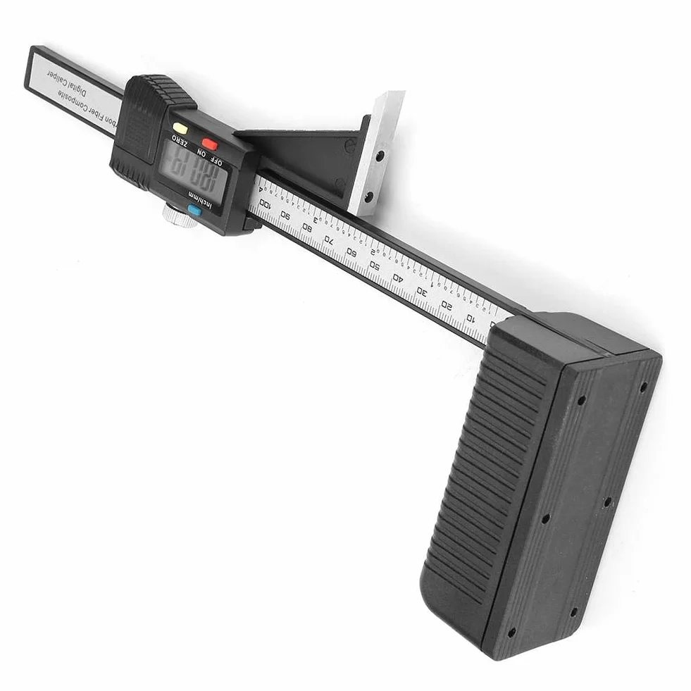 Medidor Digital de Altura y Profundidad 0-150 mm Base Magnética Pantalla LCD Plá de Alta Resistencia