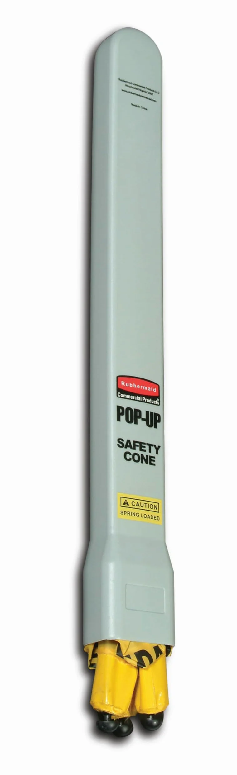 Rubbermaid Commercial Products Commercial 50 cm Pop Up cono de seguridad idiomas disponibles Caution Imprint y suelos mojados símbolo - amarillo