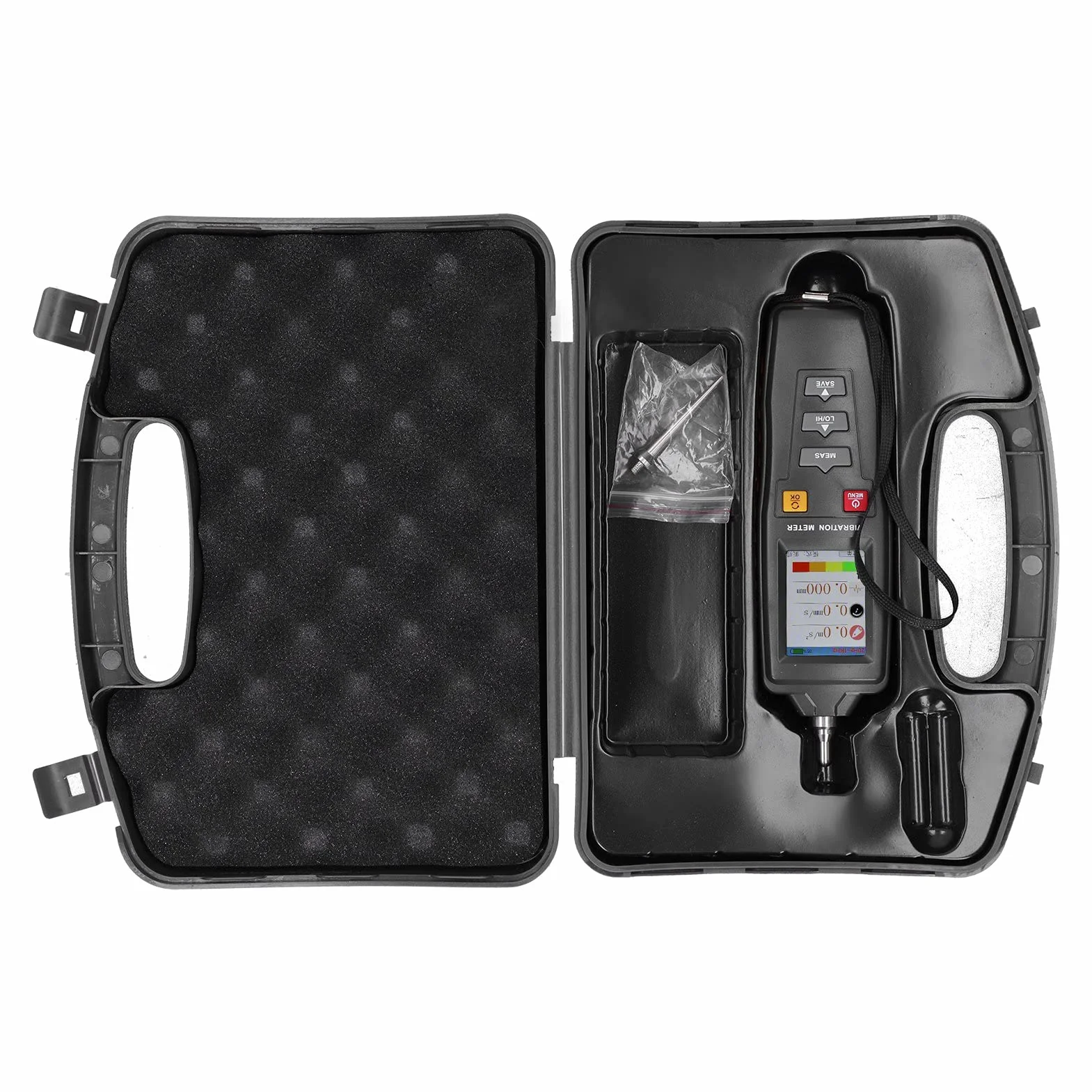 Srliya WT63B Medidor de Vibración Portátil Color LCD LCD Digital Vibration Analyzer Equipo de Prueba