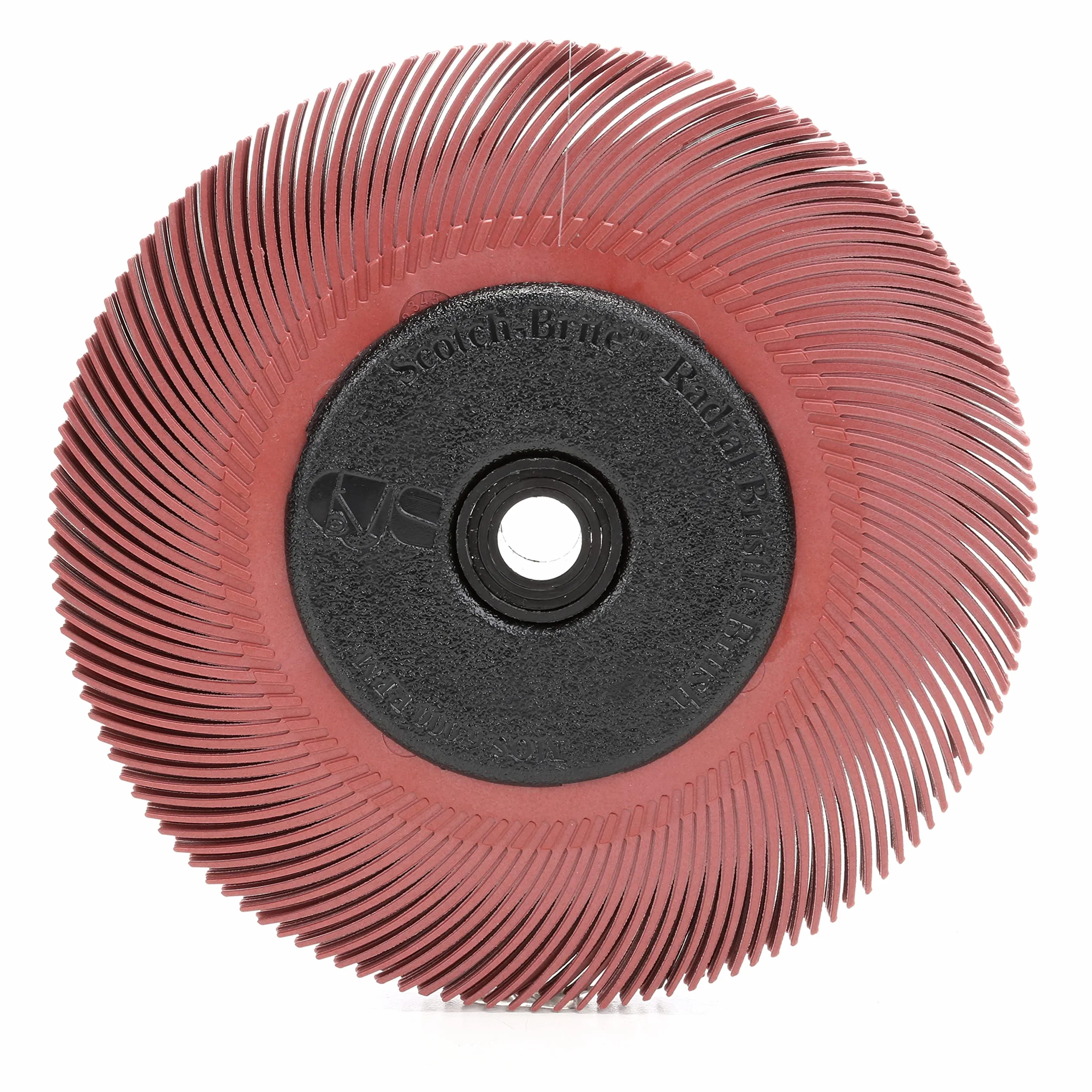 Scotch-Brite Radial (TM) cepillo de cerdas, óxido de aluminio, 6000 RPM, diámetro 6 x 7/16 de ancho, 200 (Pack de 1)