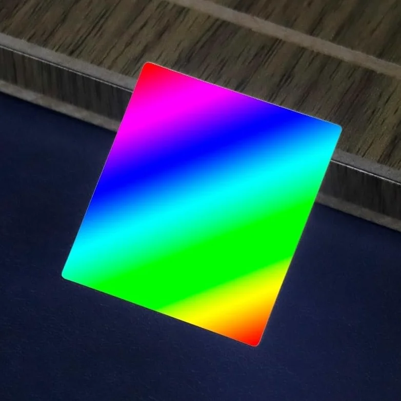 36X38mm Difracción Transmisión Retículo Espectrómetro Espectrómetro Espectroscopia Inspección de precisión Demostración didáctica Ayudas Material PET(100Lines)