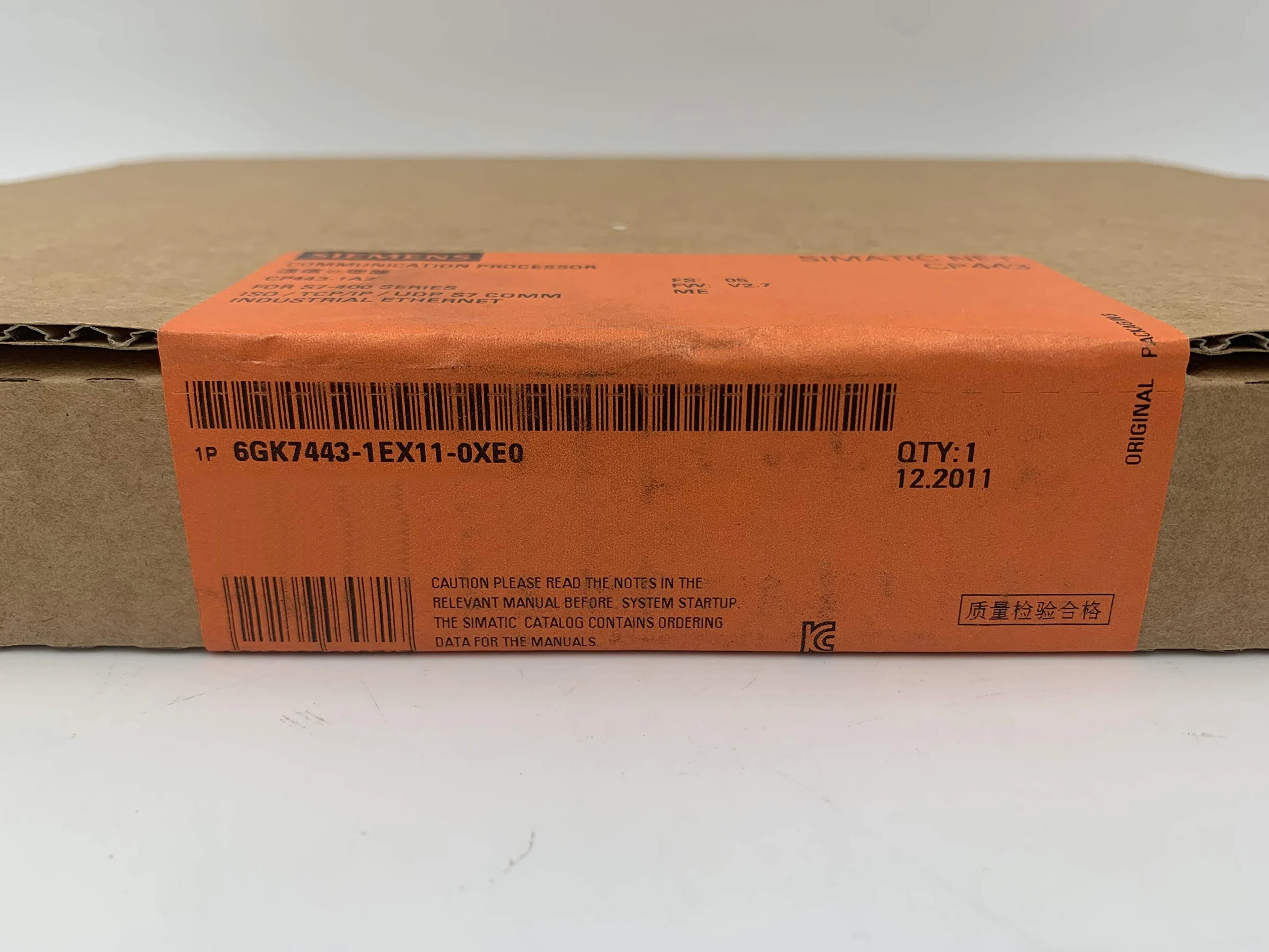 6GK7443-1EX11-0XE0 Siemens Simatic S7-400 Communications processor CP 443-1 PLC SPS Controller 6GK7 443-1EX11-0XE0 new 6GK74431EX110XE0 4019169030717