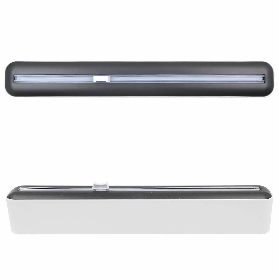 Dispensador magnético de Film Transparente Gris para láminas de plástico y Aluminio Organizador de cajones de Cocina