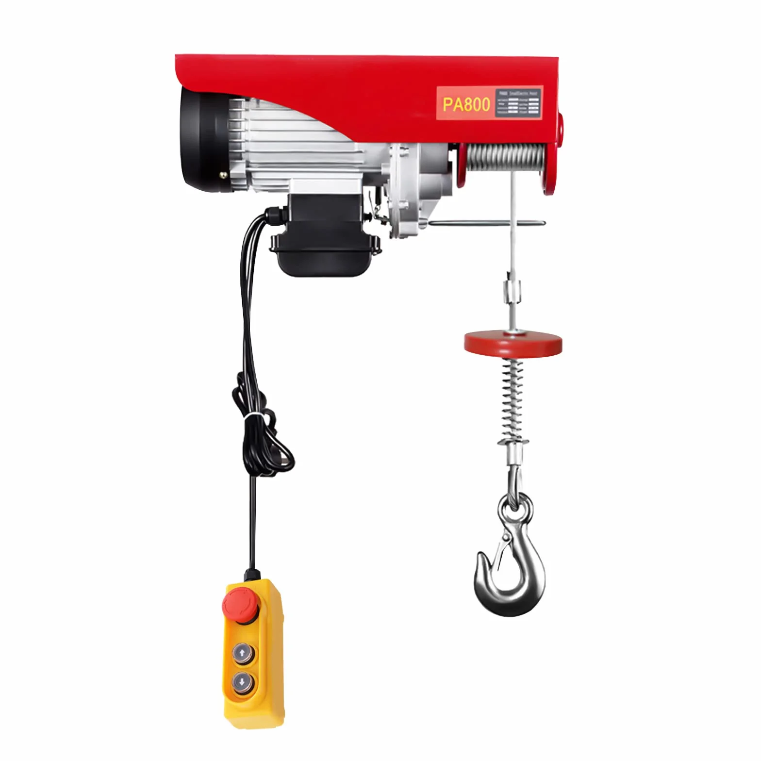 Polipastos eléctricos, 500 KG-1000 kg, cabrestante de polea, grúa, cabrestante de andamio, cabrestante de grúa, garaje, rotación de cable de 220 V 1600 W para fábricas, almacenes, construcción de