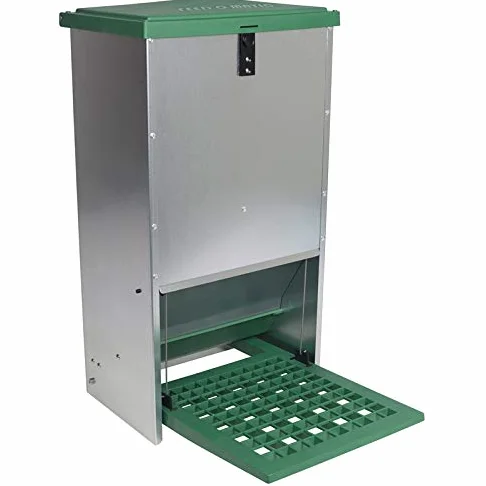VOSS.farming Alimentador automático Feedomatic 20kg, alimentador de aves para pollos, gansos, patos