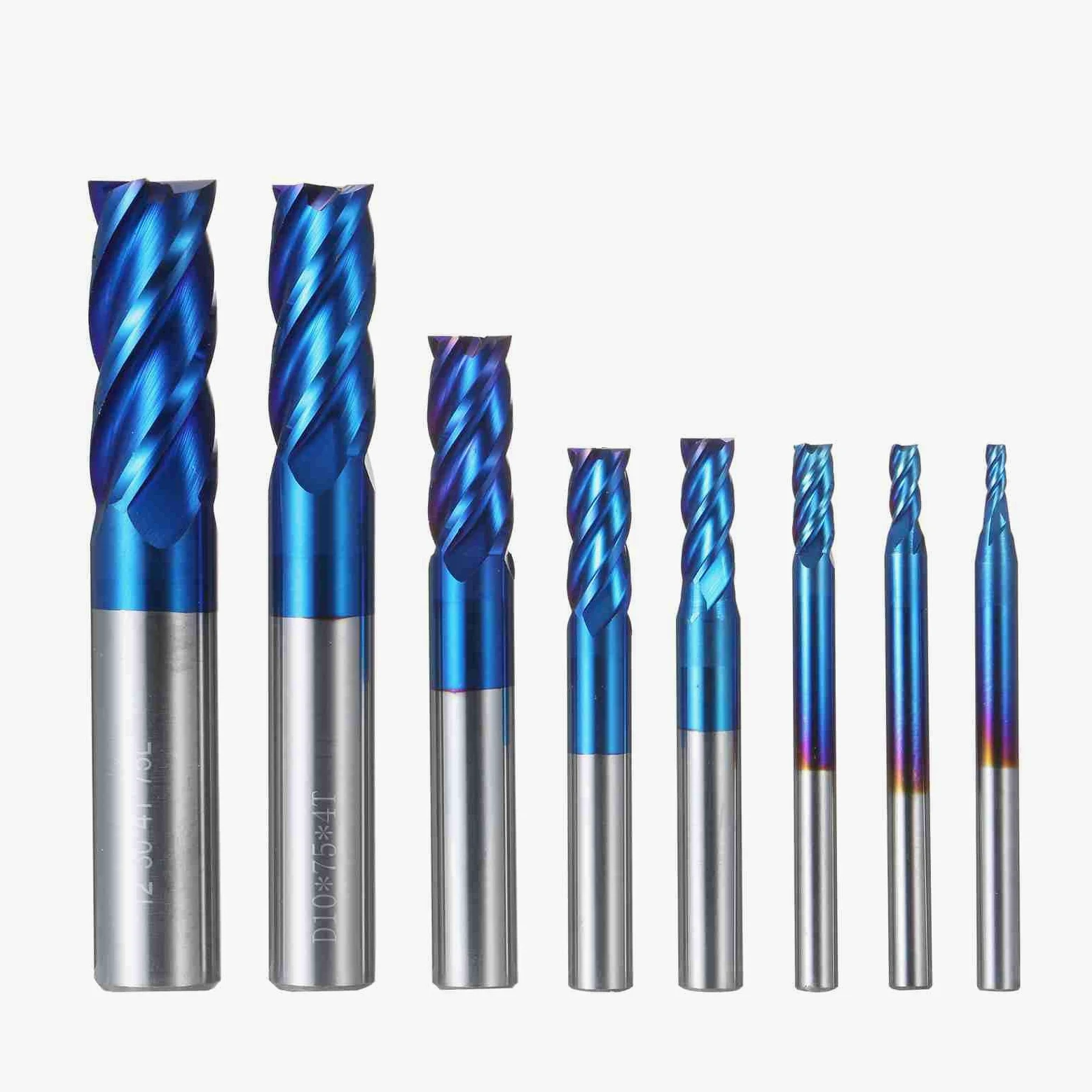 Ausla Juego de Brocas de Fresa de Carburo de Vástago de 1 8 Pulgadas, Kit de 12 Piezas de Brocas de Enrutador CNC con Flauta Simple y Doble, Eliminación Rápida de Virutas para Madera, Acrílico, PVC,