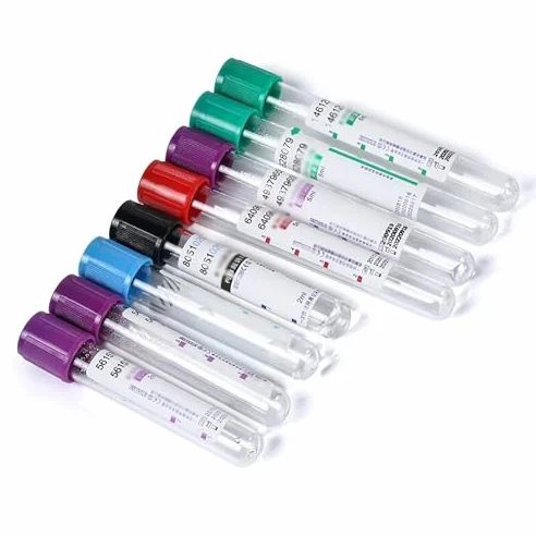 Tubos de recogida de sangre, anticoagulante de heparina, diseño de tapón de rosca para almacenamiento a prueba de fugas, muestreo seguro