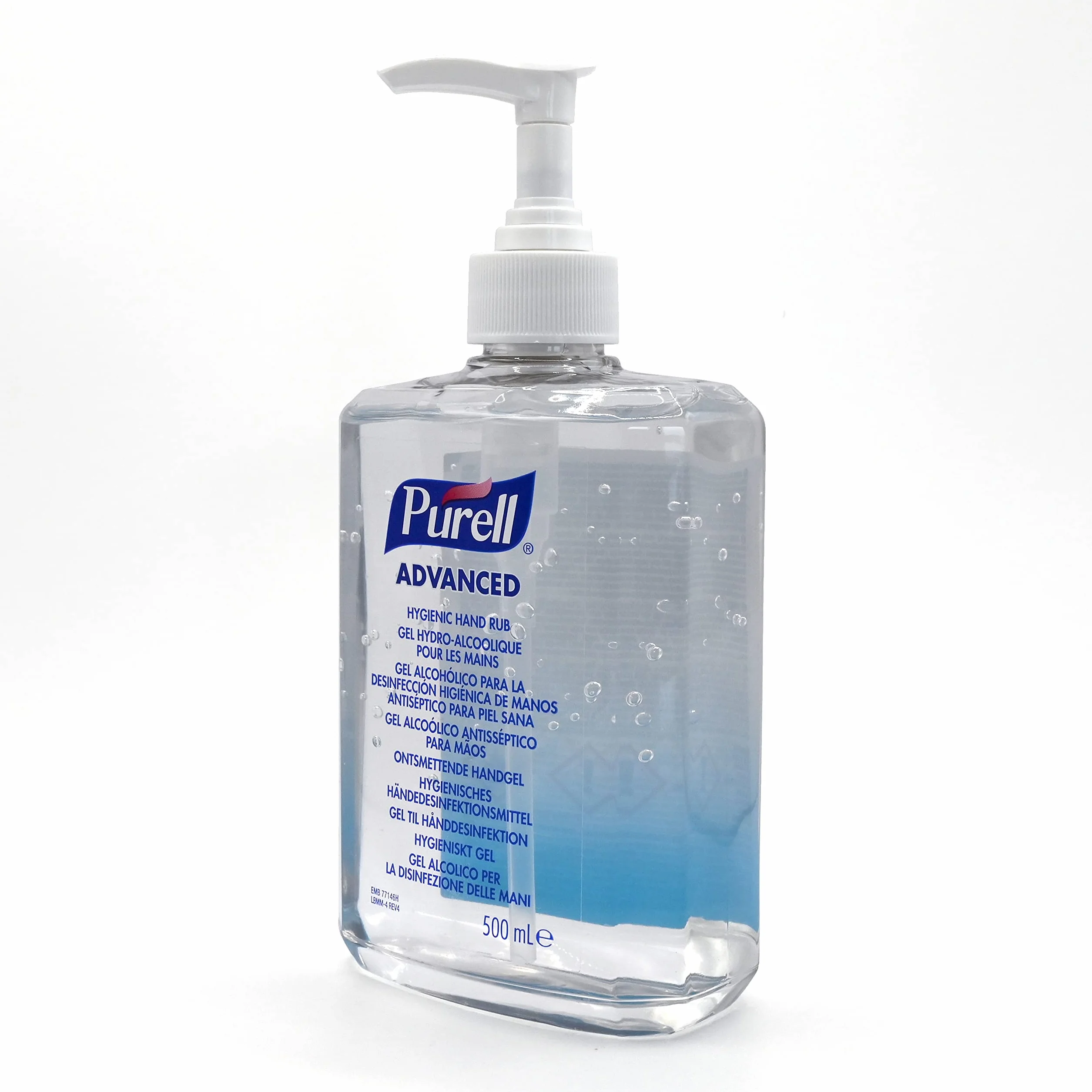 PURELL ADVANCED Gel hidroalcohólico DE MANOS 500ml, alcohol en gel desinfectante manos, 500ml Botella. Acaba con el 99,99% de los gérmenes más comunes que pueden resultar nocivos.