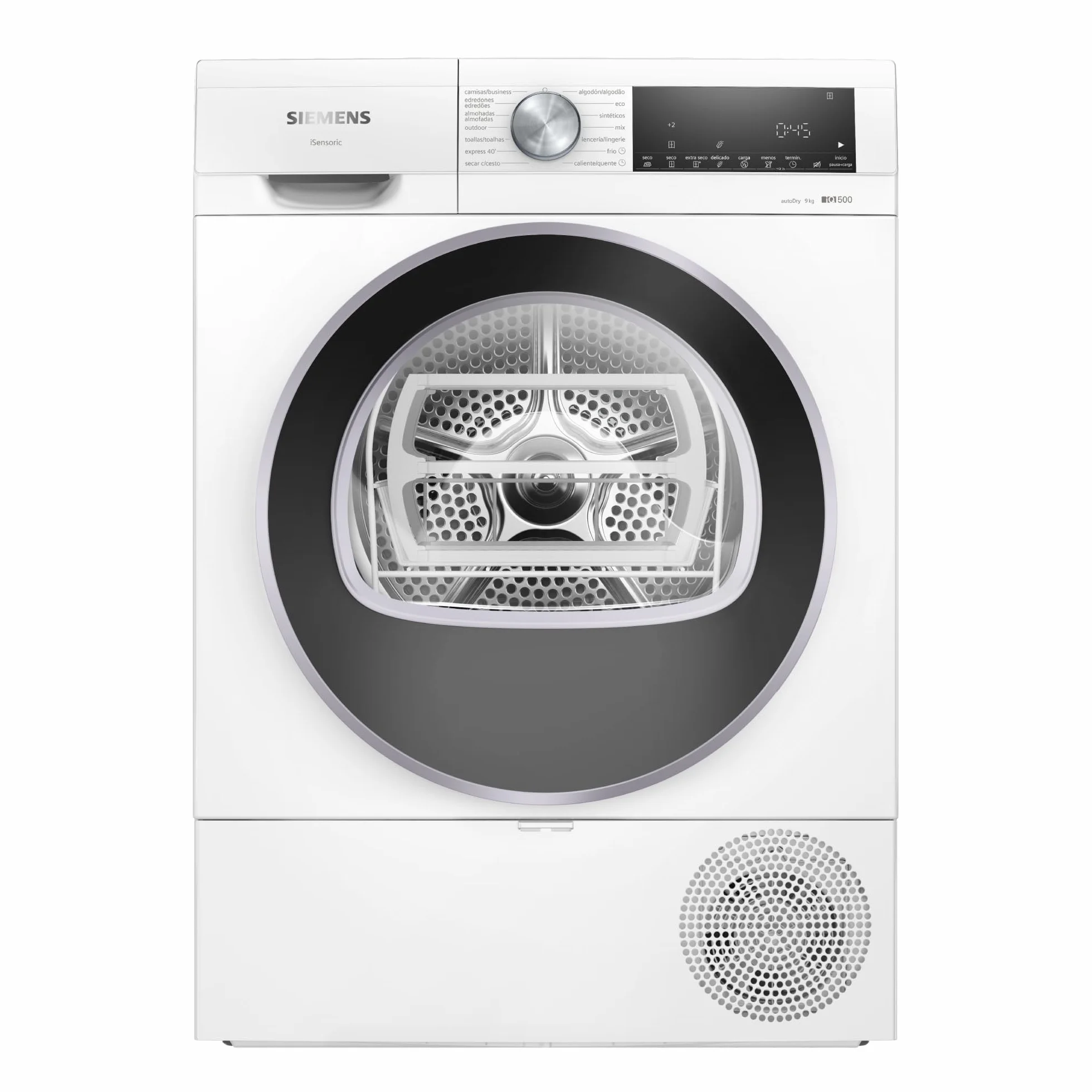 Siemens iQ500 Secadora con bomba de calor 9 kg autoDry Blanco WQ42G200ES