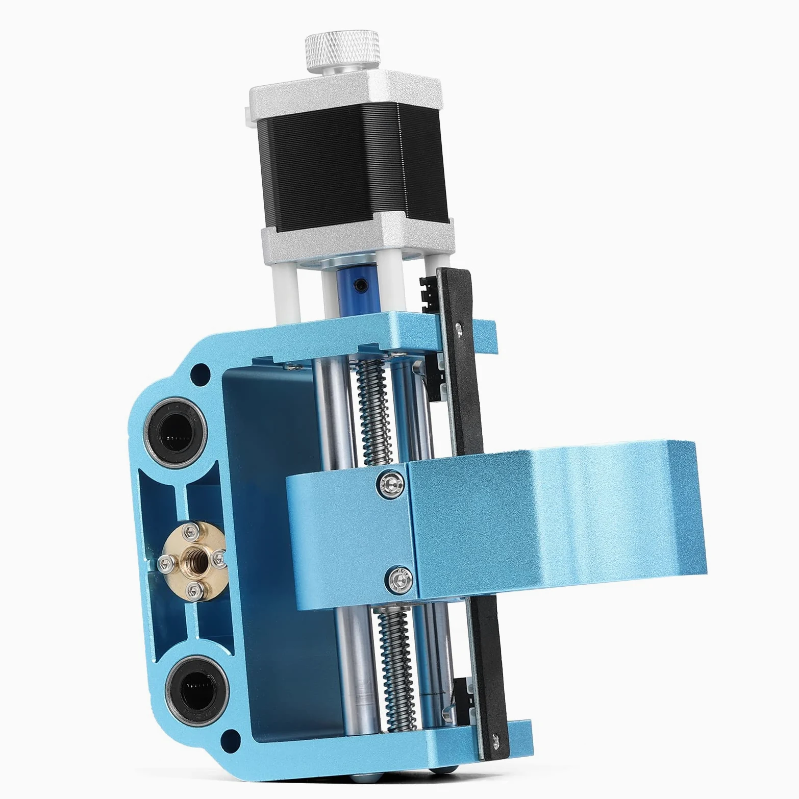 Genmitsu Ensamblaje de eje Z de aluminio V2, con montaje de motor de husillo para eje 775 y 300-500 W, soporte de eje de 43 mm y 52 mm de diámetro para máquina CNC 3018-PRO