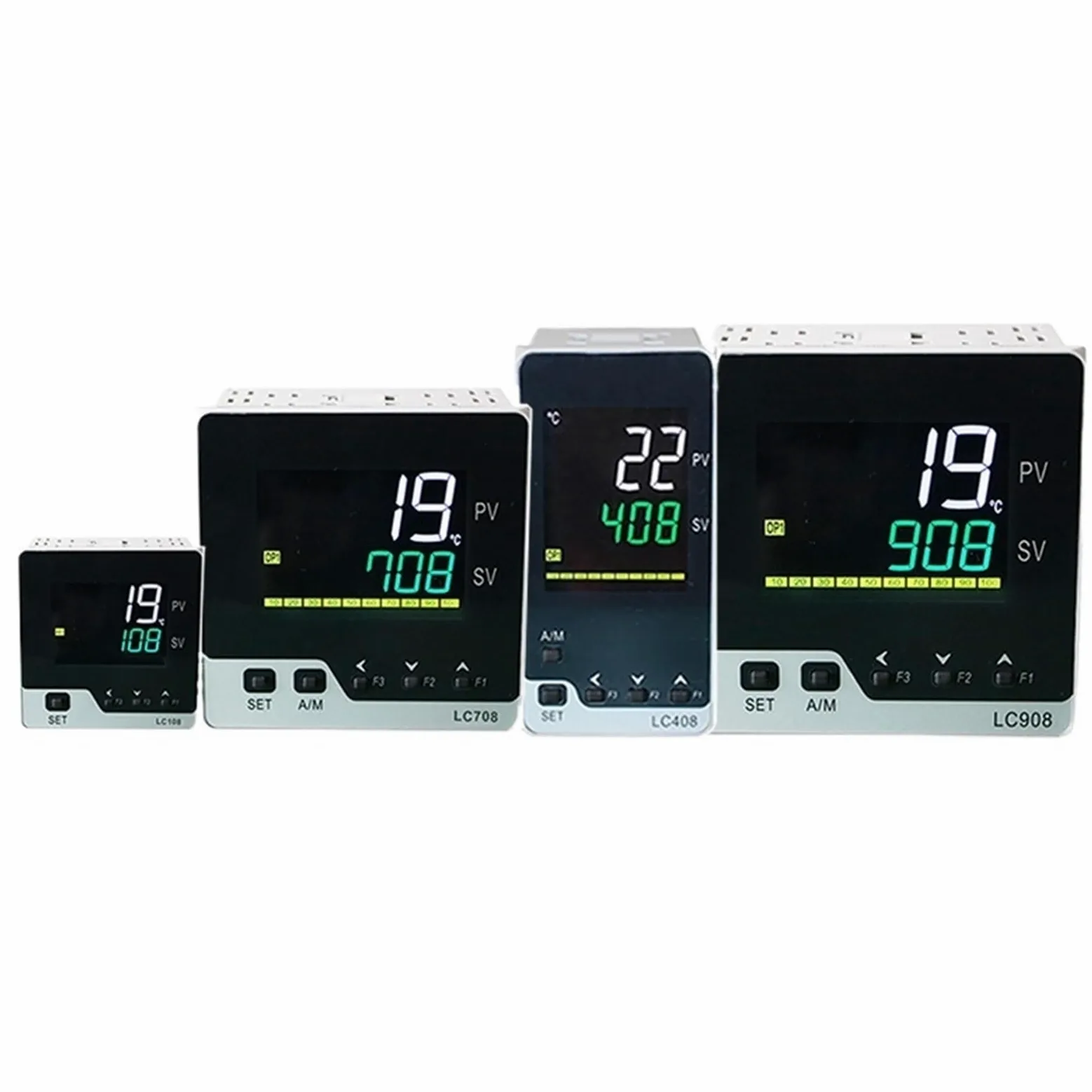 Controlador de temperatura pid digital con entrada TC/RTD de 48x96mm con temporizador SSR/relé/salida de 4-20mA/0-10V(Relay Output 2alarms)
