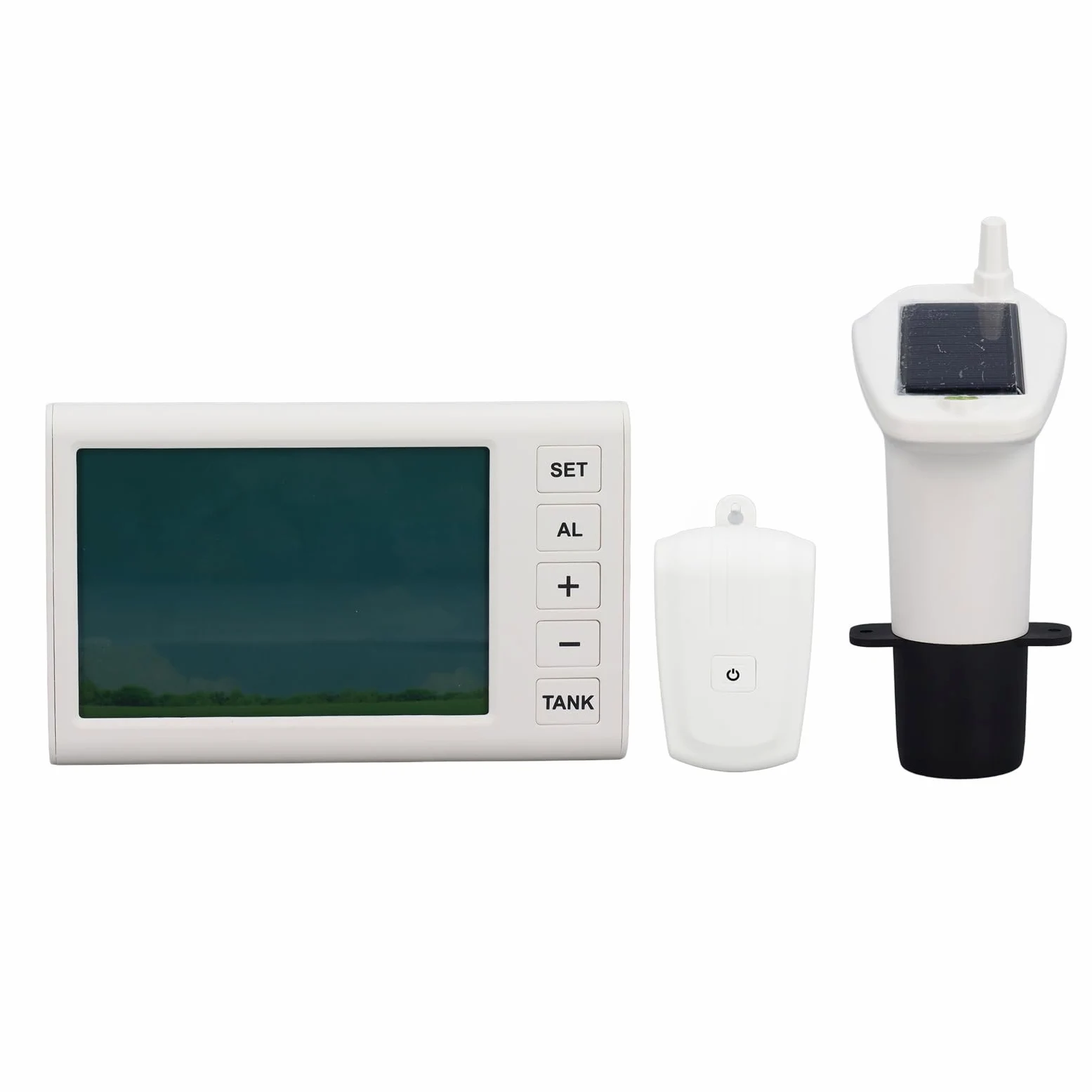Sensor Ultrasónico de Nivel de Agua, Medidor de Nivel de Líquido Inalámbrico WiFi de Alta Precisión, Pantalla LED, Alarma Alta y Baja de 110 a 230V