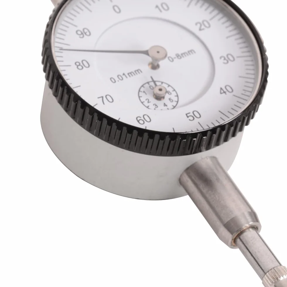 Kit de indicador de esfera con adaptadores de bujía de 10 mm y 14 mm, para sincronización de encendido TDC y afinación del motor, herramienta de medición de precisión profesional