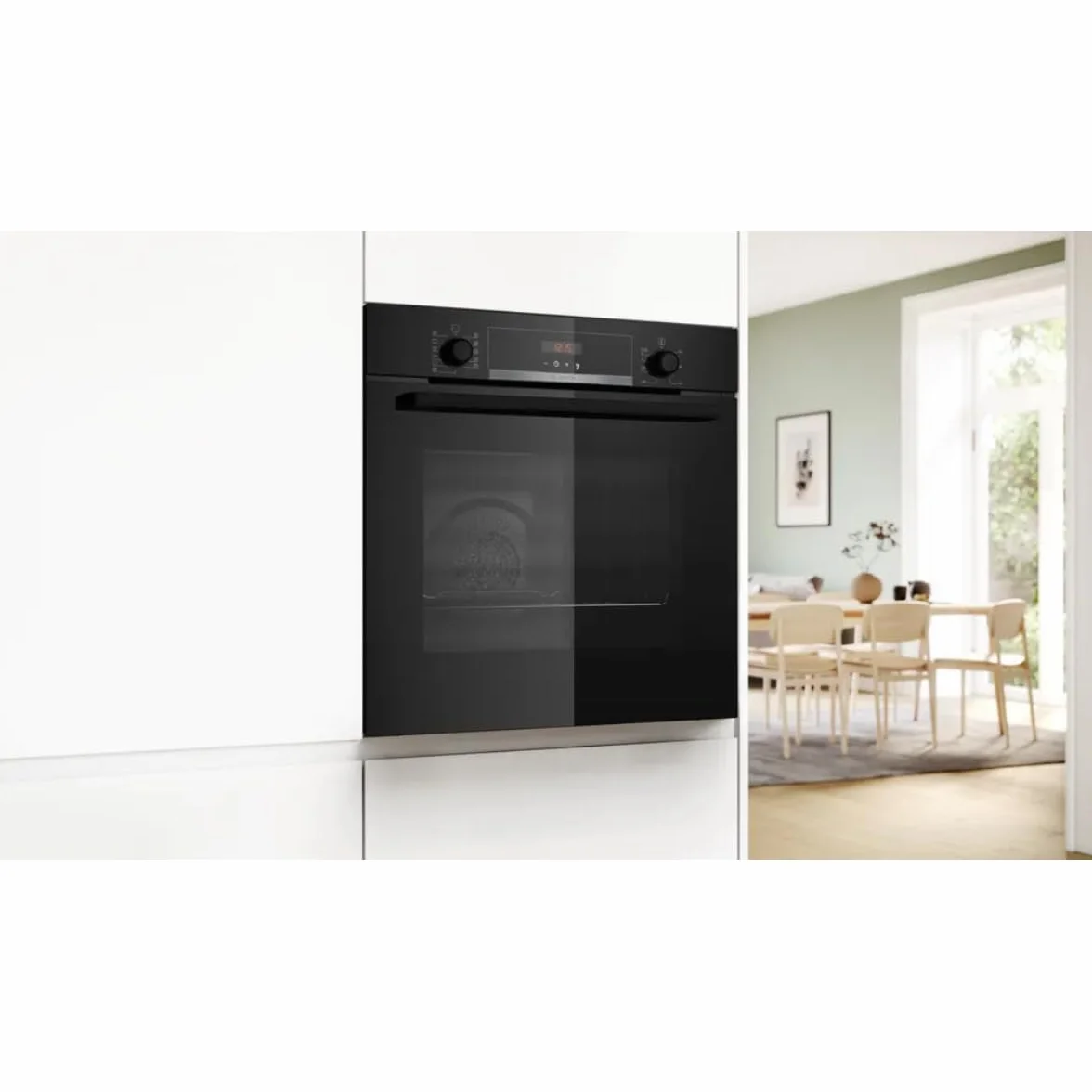 Bosch Horno Empotrable 3600W 71L Negro HBA574BB3