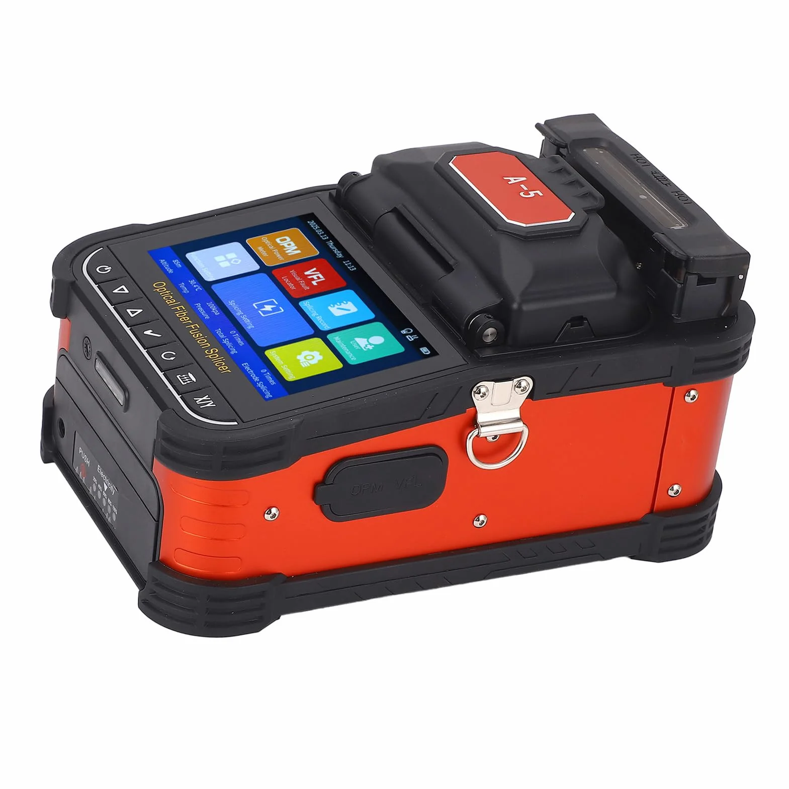 Spacter Fusionadora de Fibra Óptica 5.0 Pulgadas Pantalla Táctil SM MM DS NZDS AC100-240V
