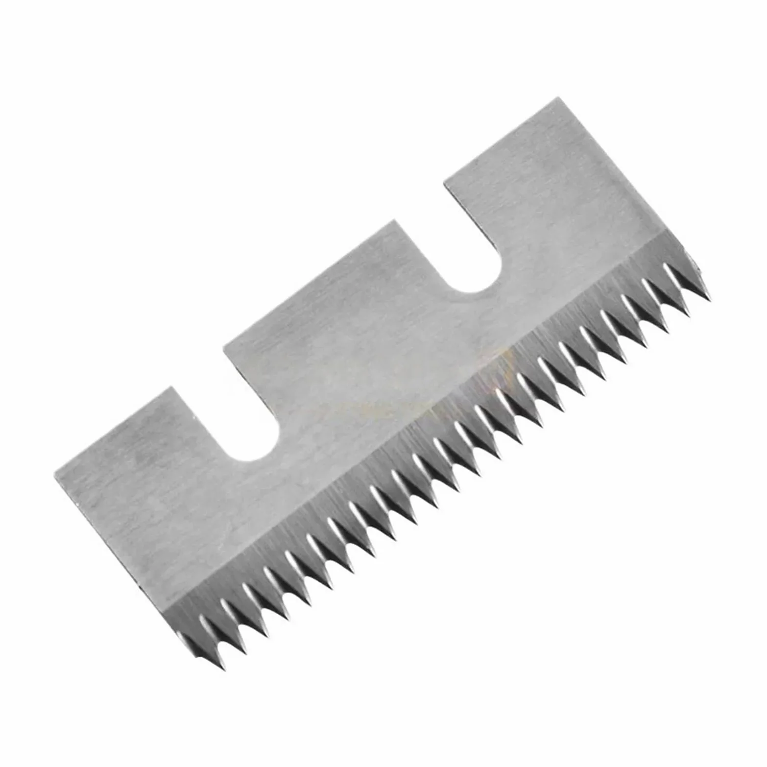 10 Uds. Cuchillo de dientes sellador de cartón de acero rico en carbono(75x25x1.5mm)