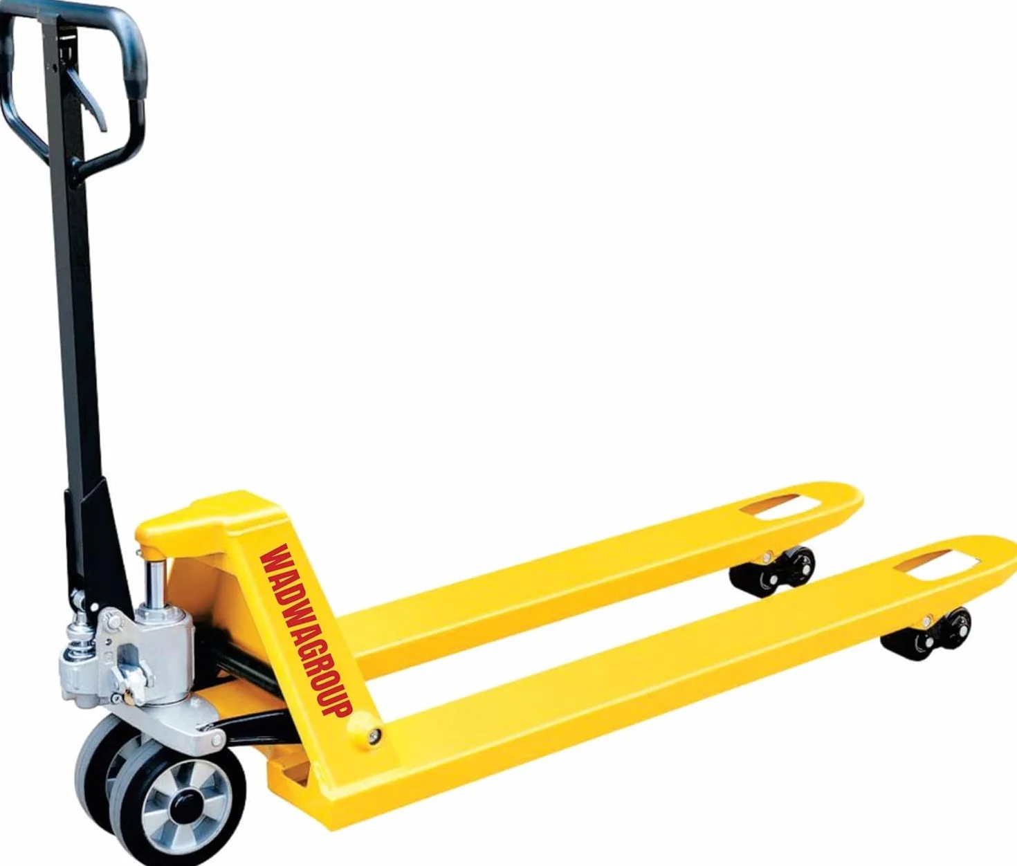 Kajal Sistema hidráulico 3000 kg – transpaleta de alto rendimiento, elevación manual con pedal de palanca, bomba reforzada, horquilla 1150 – 1220 mm