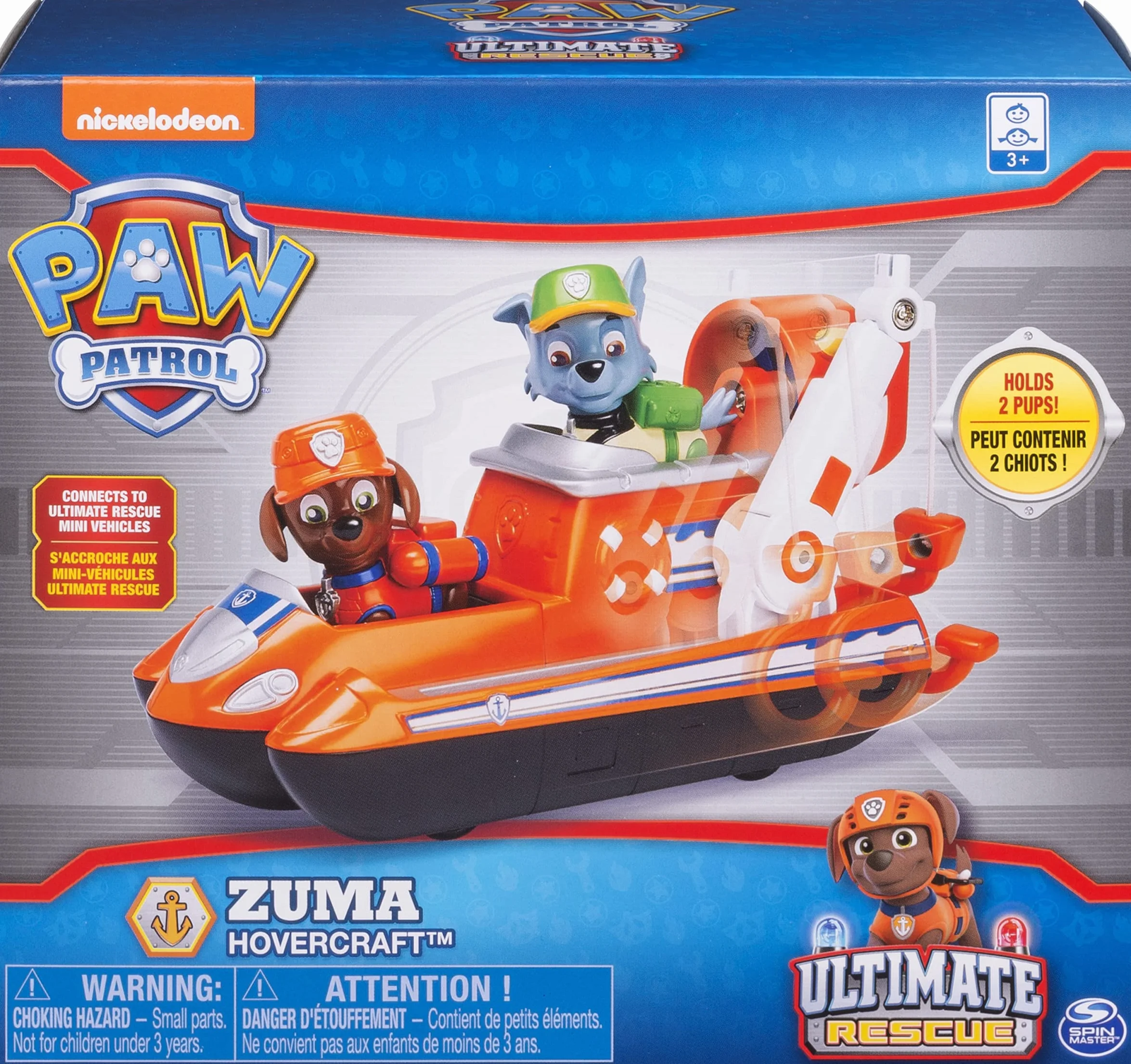 Paw Patrol Ultimate Rescue Zuma Boat Toy Vehicle Naranja 1 Pieza