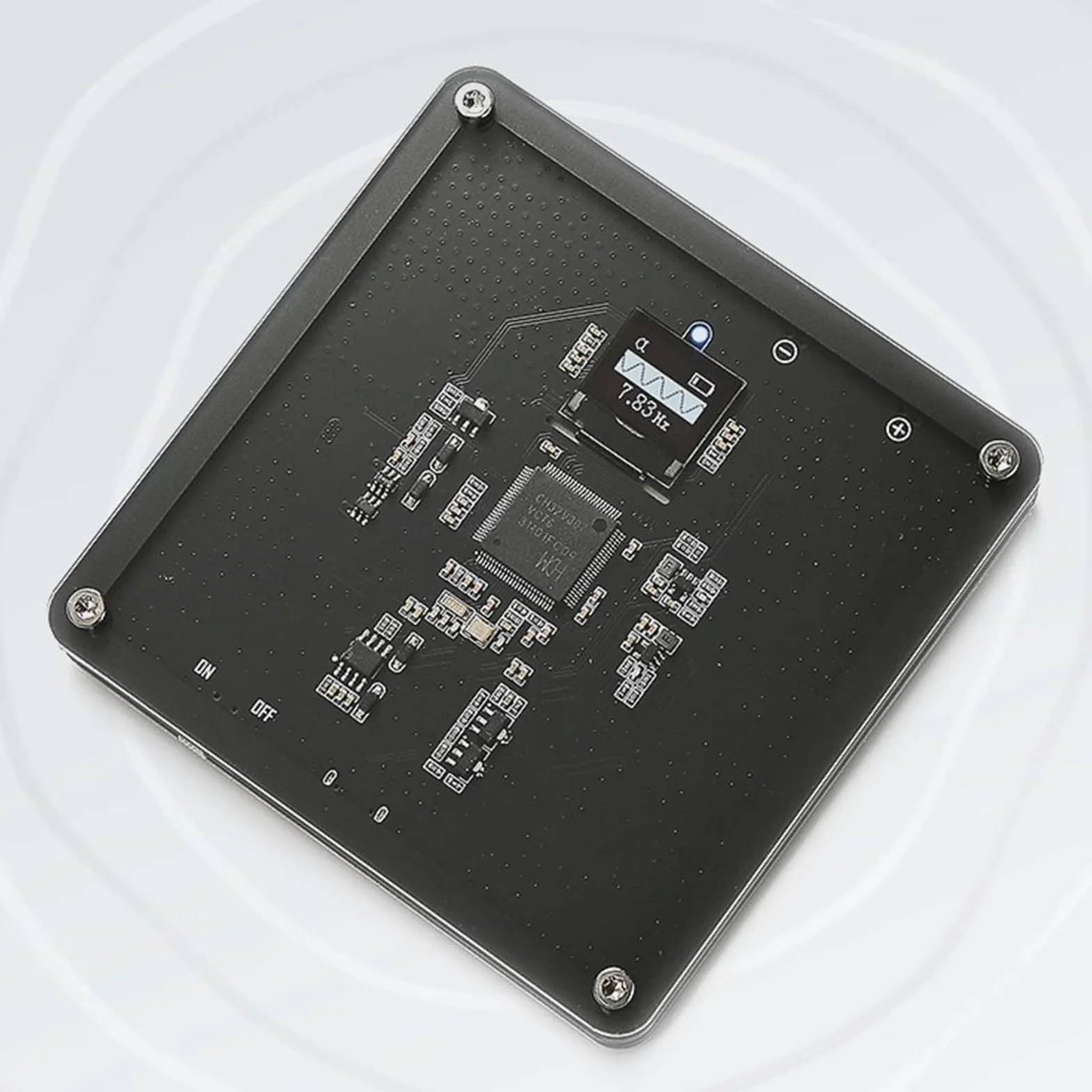 Generador De Ondas Schumann, Forma De Onda Conmutable, Pantalla Pequeña, Frecuencia Ajustable De 0,01 Hz a 999,99 Hz, Alimentación por USB, para Relajarse Y Mejorar El Sueño