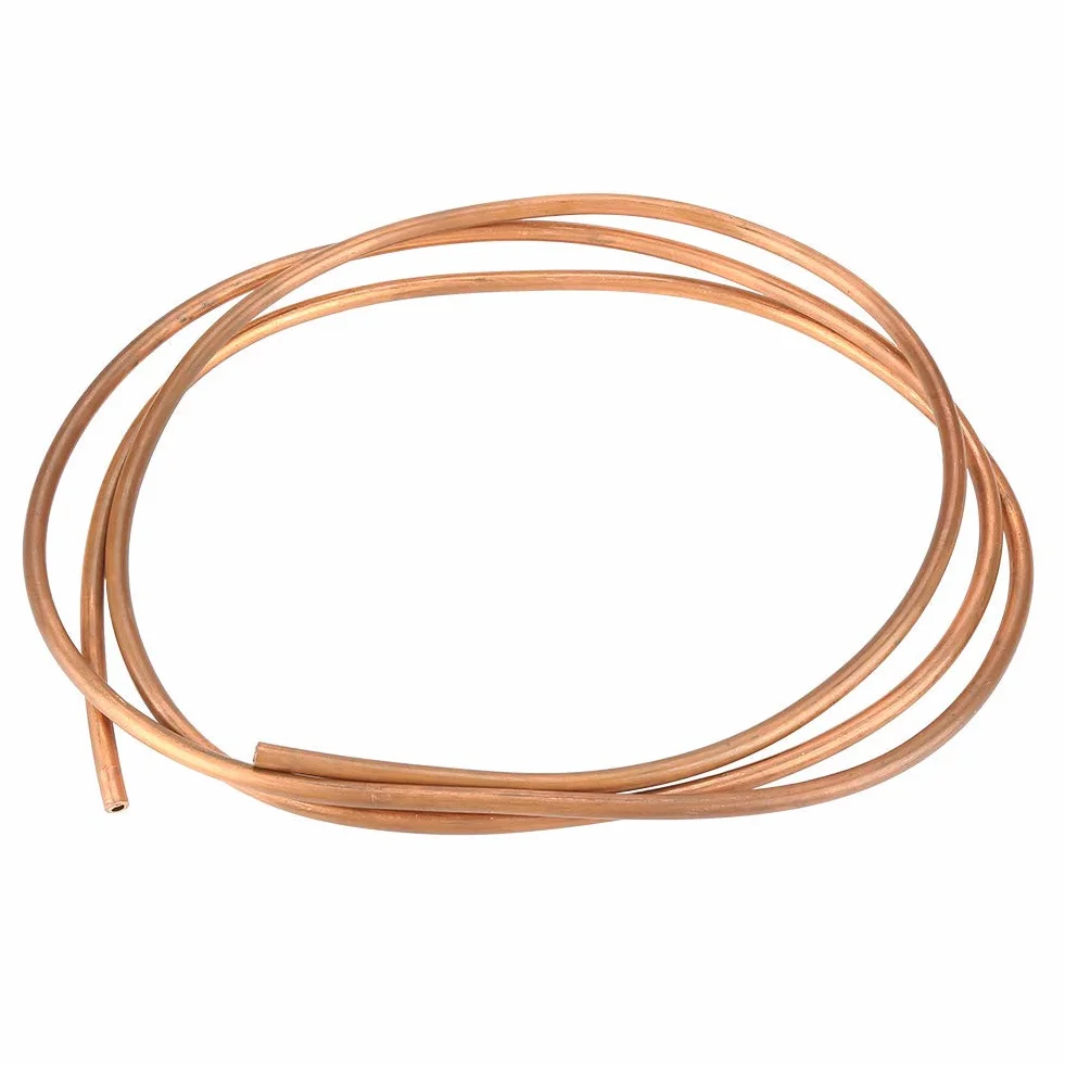 Tubo De Cobre Flexible 2 M T2 Refrigeración OD 6 MM ID 4 MM