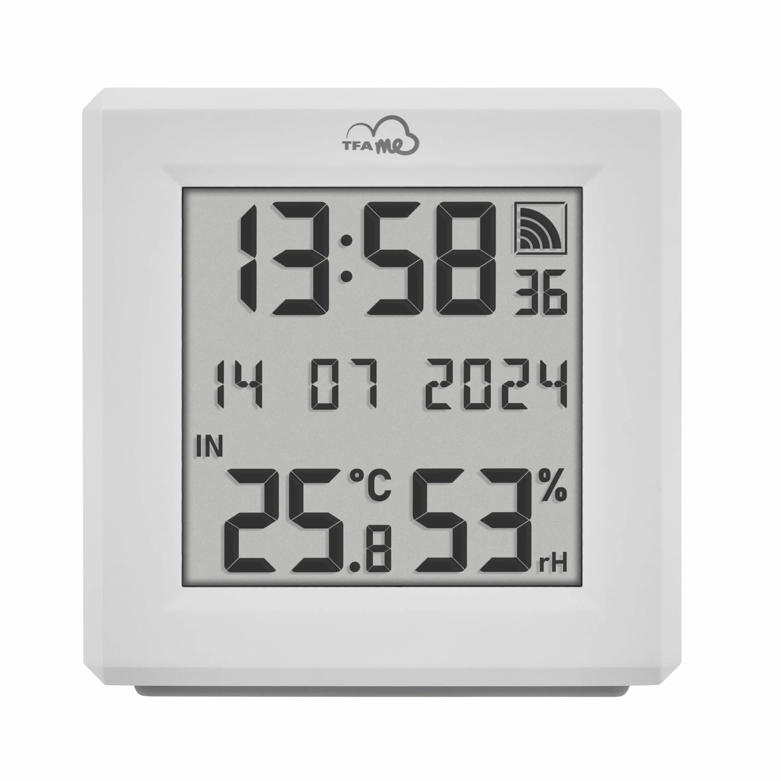 TFA Dostmann TFA.me ID-01 35.8103.99 - Puerta de enlace WLAN (3 transmisores de temperatura y humedad, TFA.me para PC, smartphone, tableta, control climático)