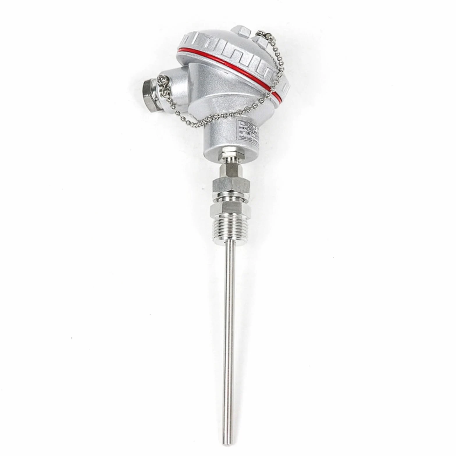 1 Uds termopar blindado Tipo K sonda Pt100 A Clase 0-600cc Sensor de Temperatura(50mm)