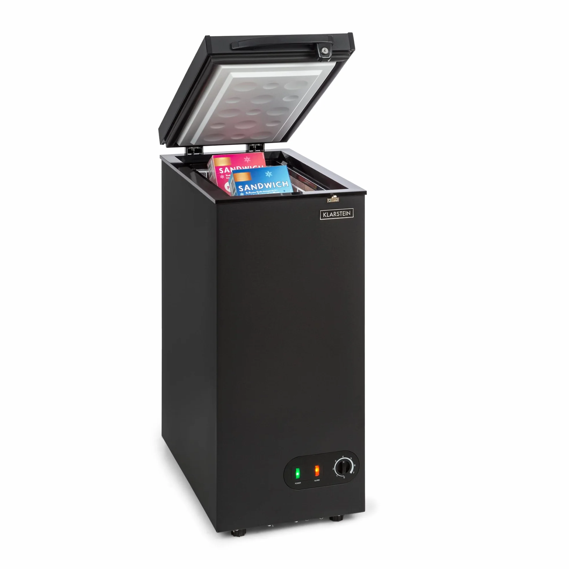 Klarstein Arcon Congelador Pequeño Vertical Portatil 51 l Silencioso Bajo Consumo