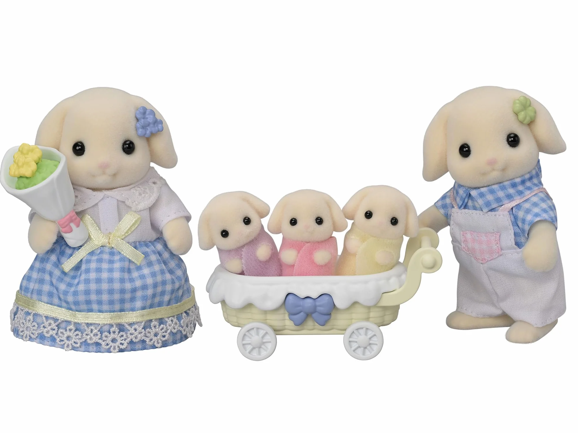 Sylvanian Families 5735 Familia Conejo Flora Casa de muñecas