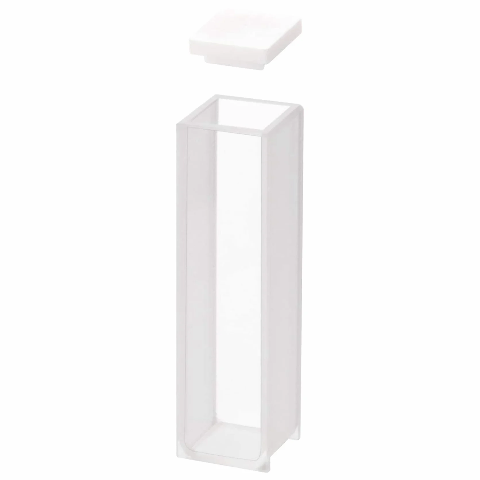 Cubeta de cuarzo, cubetas espectrofotómetro 10 mm de longitud de camino, 45 mm de , capacidad de 3,5 ml - piezas 20