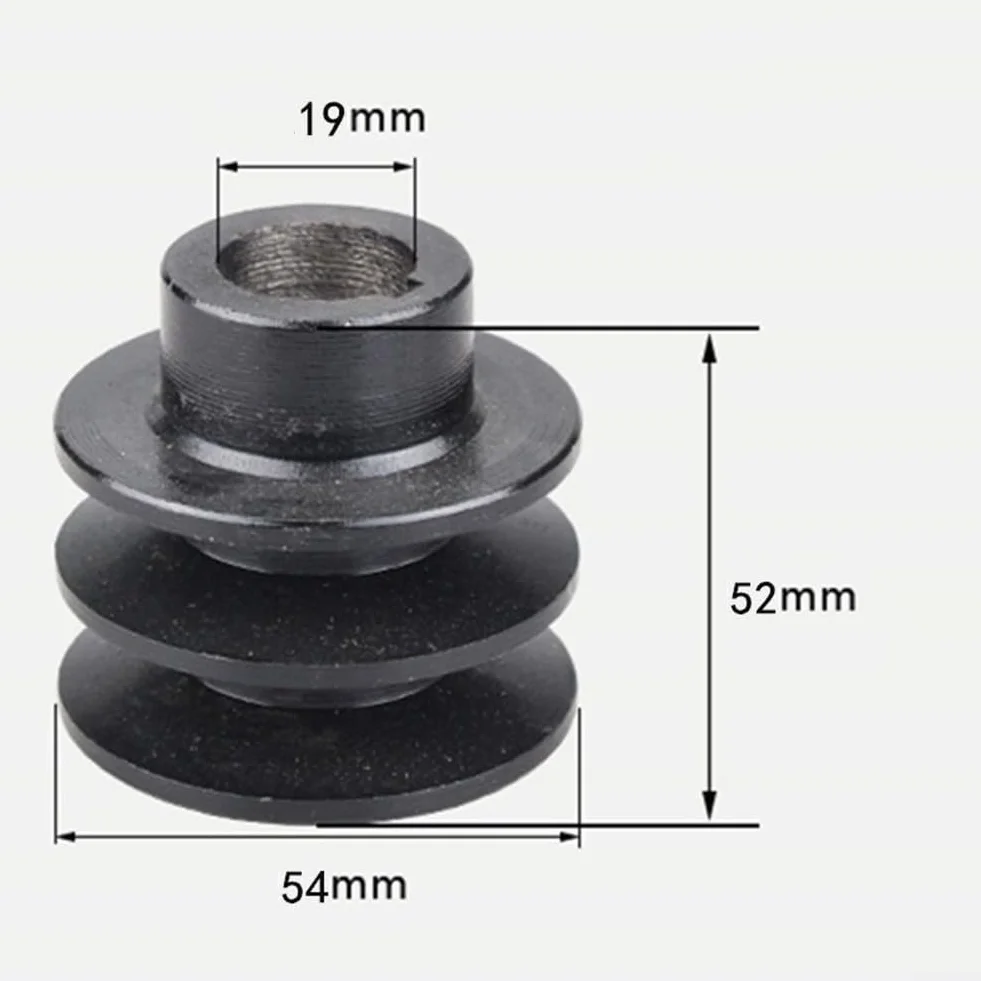 Polea de correa en V de doble ranura para motor 168 F 170 F (20 mm)