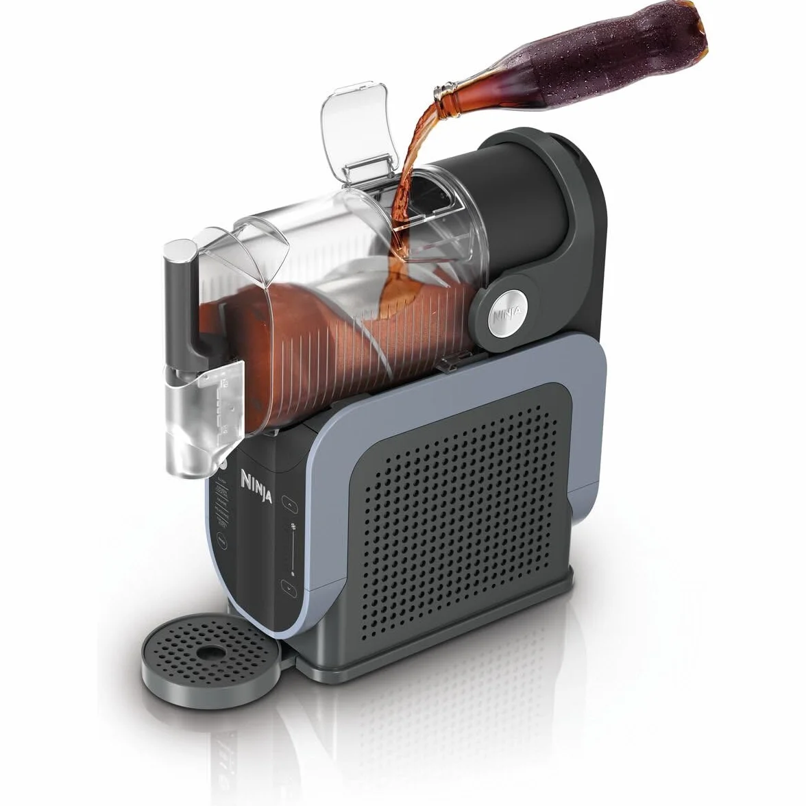 Ninja SLUSHi FS301UK - Máquina para hacer bebidas congeladas, crear granizados, cócteles congelados, frappé, batidos y jugo congelado, no necesita hielo ni preparación, tecnología WhisperChill