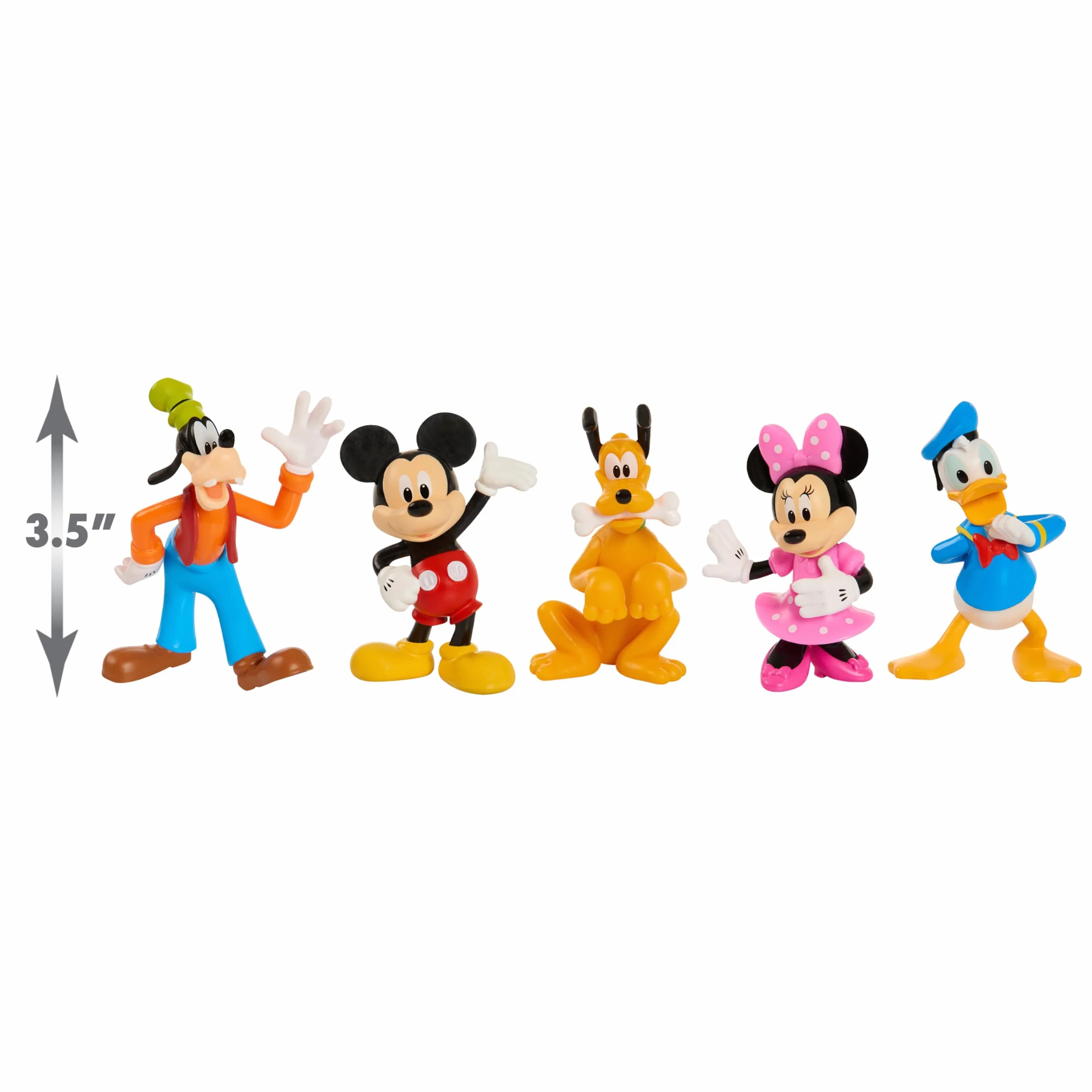 Disney Junior Mickey Mouse Figuras Coleccionables Paquete 5 7.6 cm Juguetes 3+