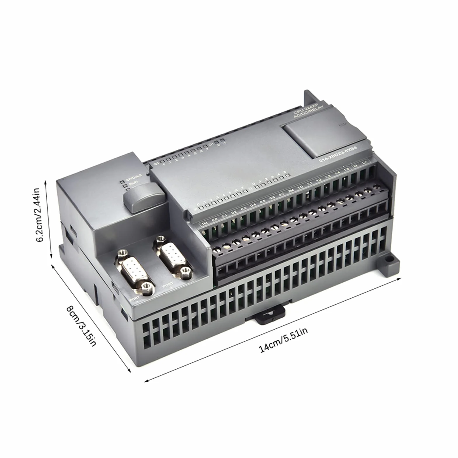 PLC S7-200 CPU224XP con E/A Digital y Salida de Retransmisión, Compatible con 6ES7 214-2BD23-0XB8, Ideal para los Sistemas de Automatización y Control Equipos