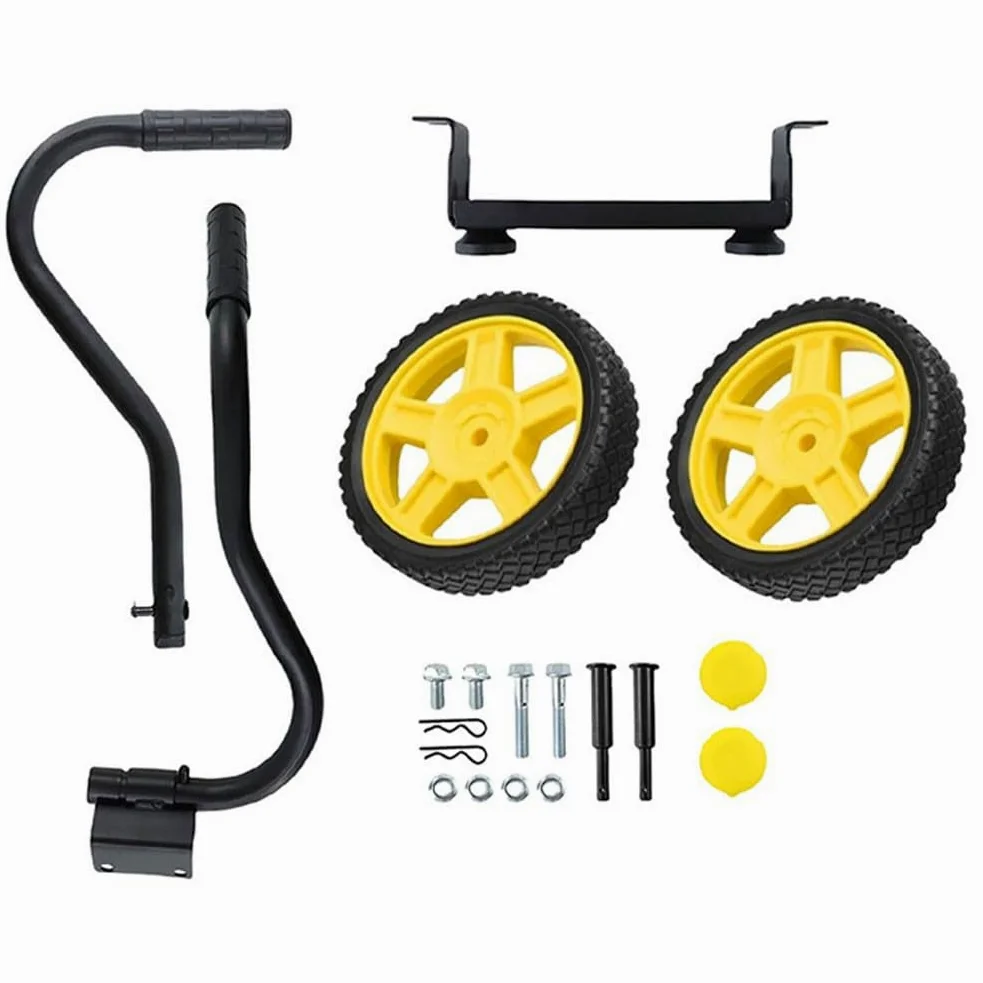 Kit de rueda de generador con mango 2800-4750 W, generadores resistentes para transporte y almacenamiento de rodillos de plástico