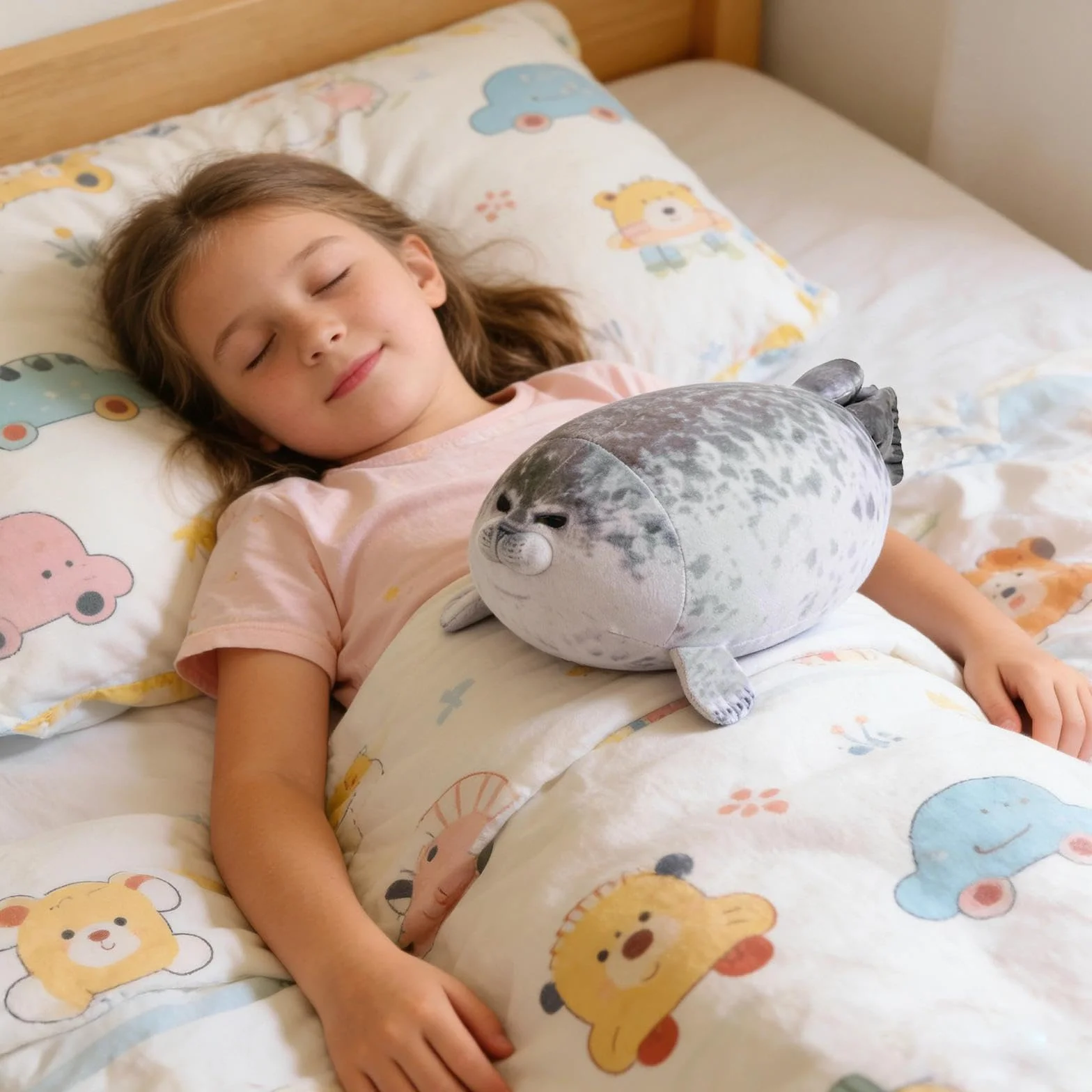 Peluche Foca Almohada 30 CM Kawaii Juguetes Regalo Cumpleaños Decoración