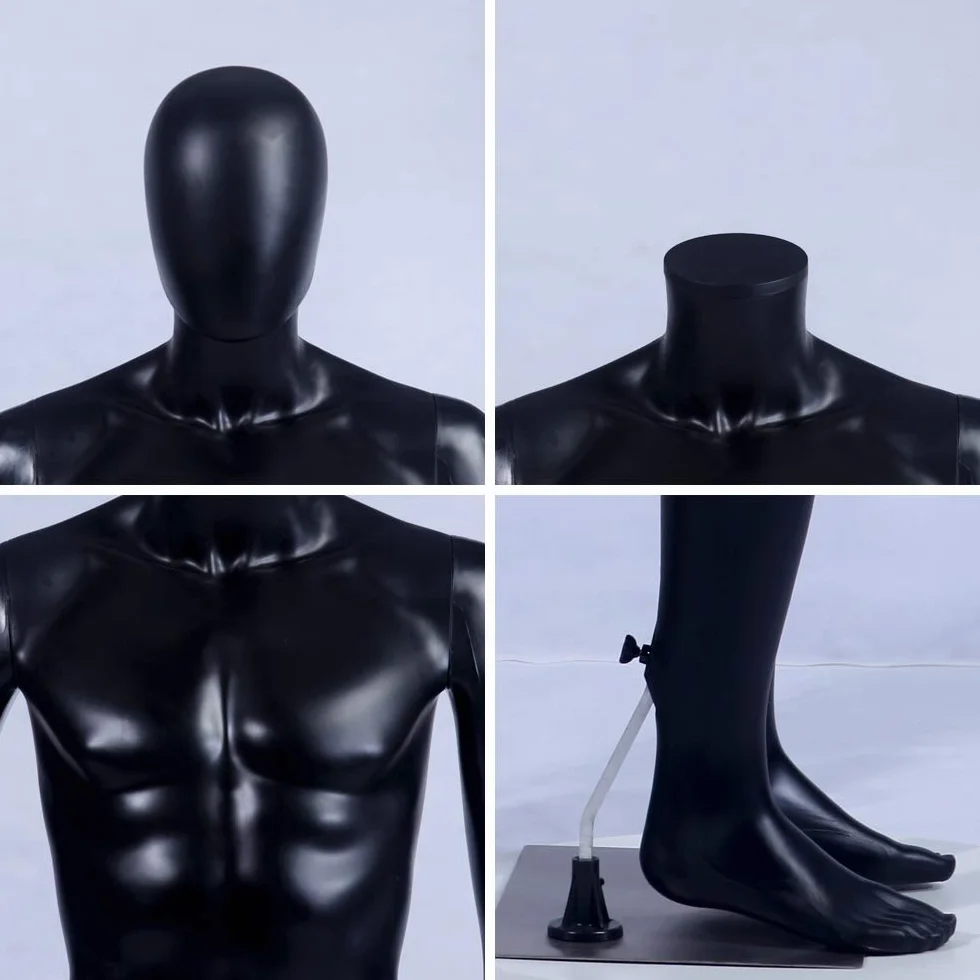 Maniquí Masculino Negro MC-1Black Móvil Mate - Maniquíes Hombre