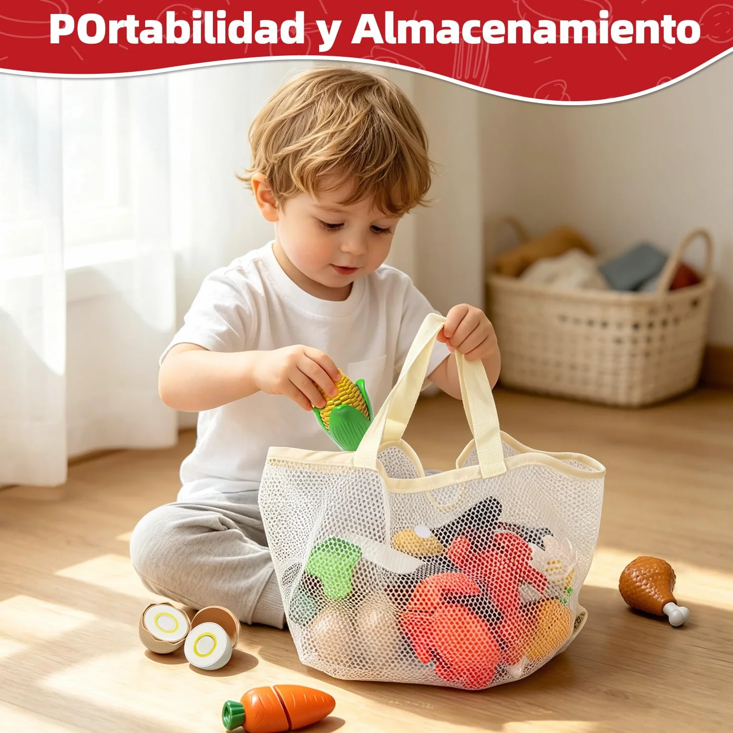 Lehoo Castle Cocinita Infantil para Cortar Alimentos y Verduras, Juguete de Cocina para Niñas 3-8 Años